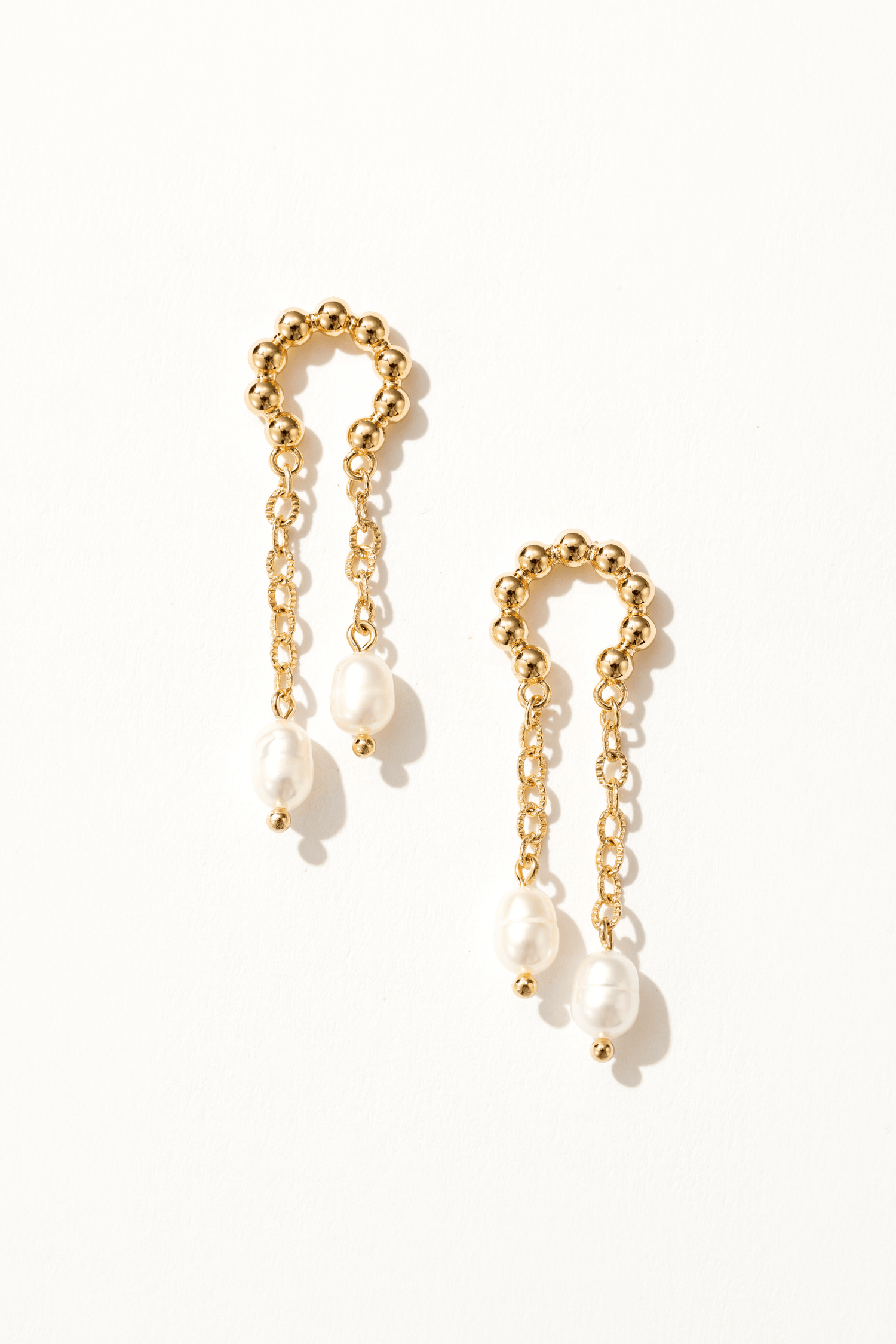 Althea Pearl Drop Earrings - Artsory