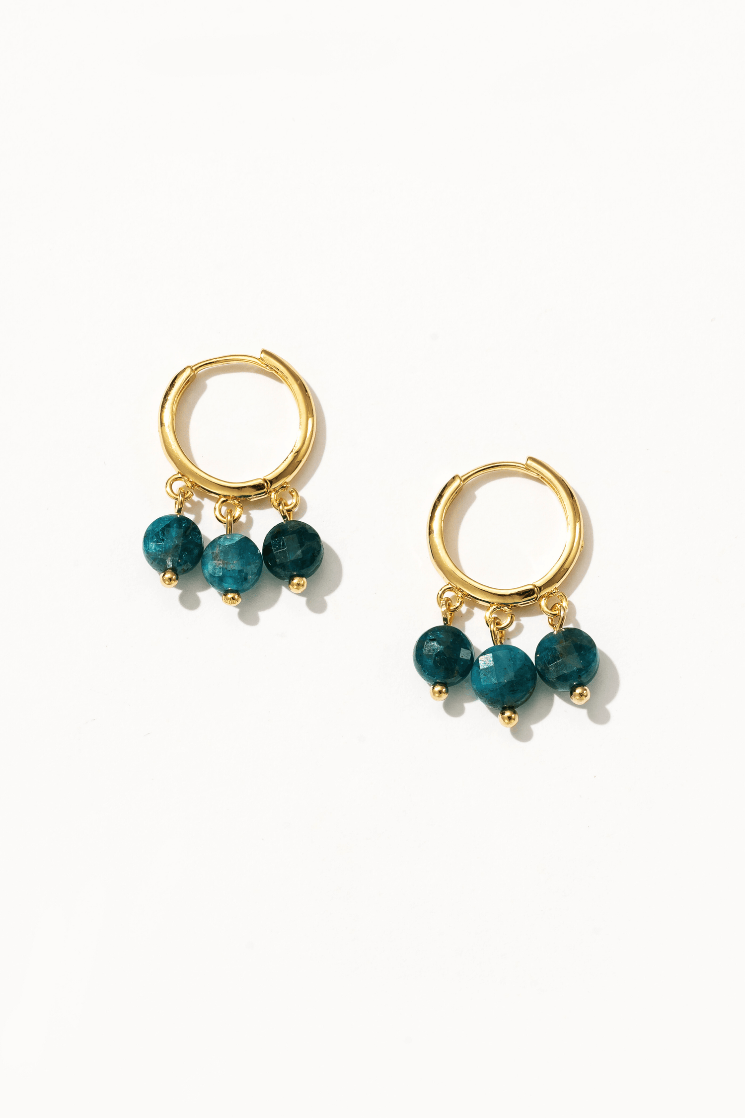 Apatite Trio Drop Earrings - Artsory