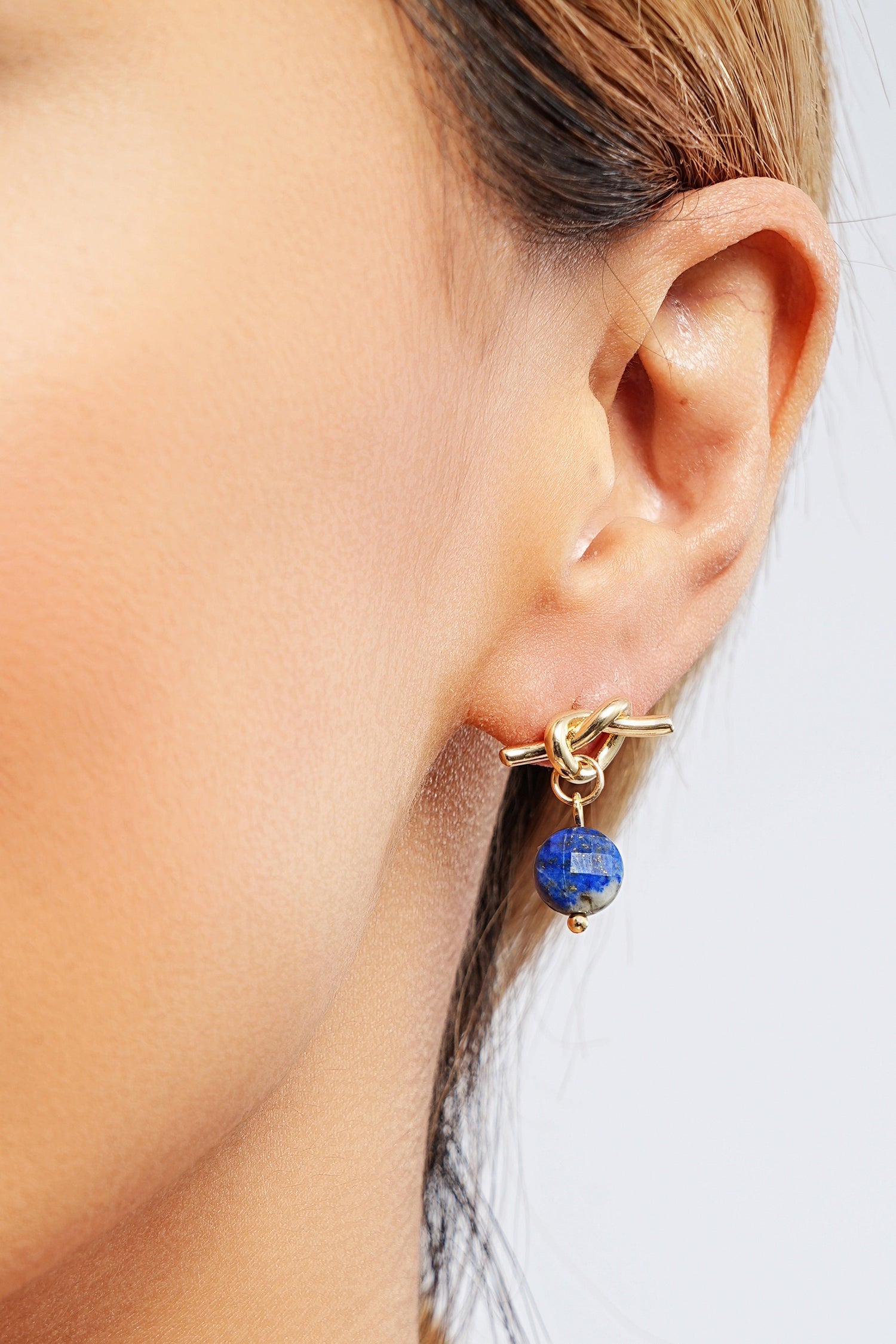 Calliope Lapis Drop Earrings - Artsory