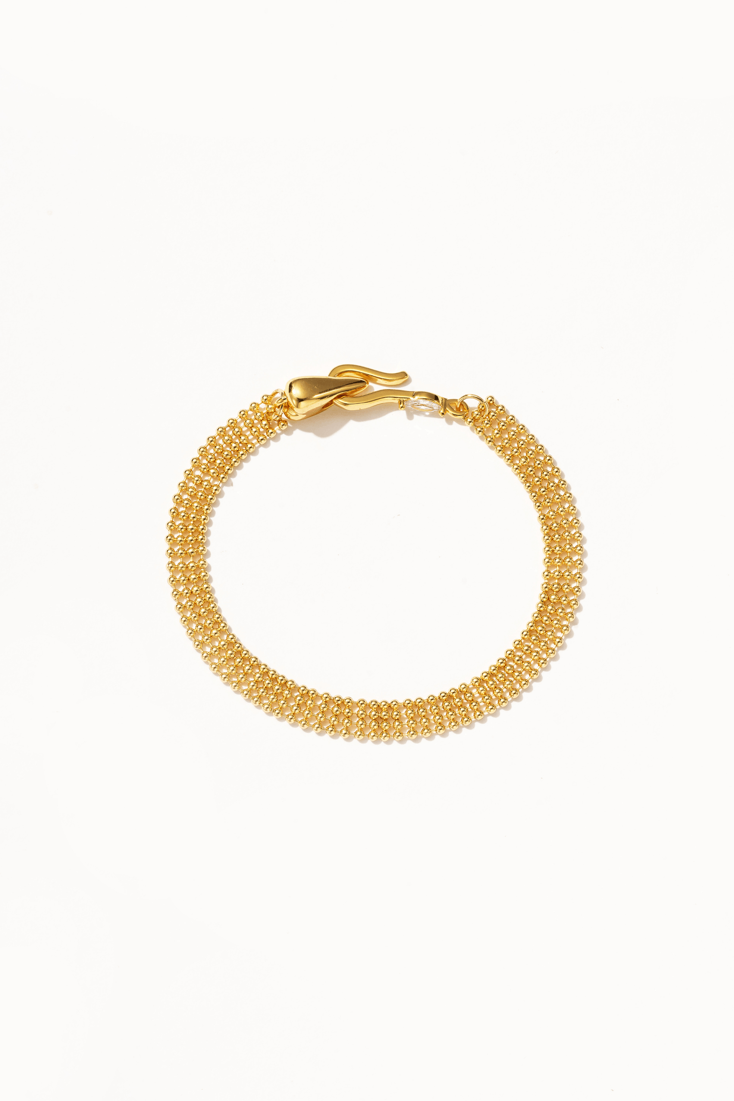Fine 14K Gold Woven Bracelet - Artsory