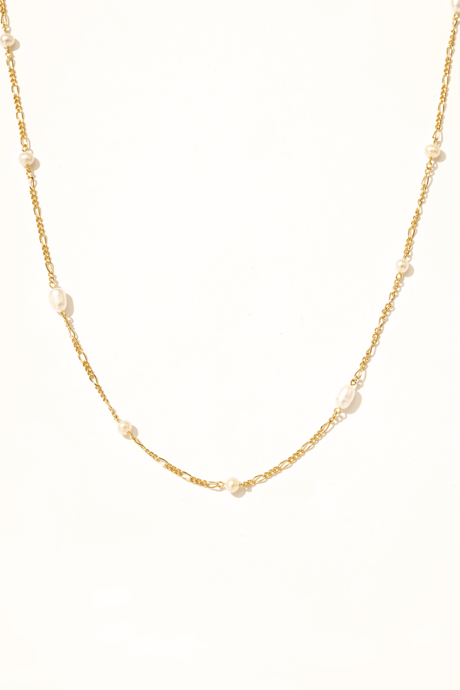 Fine Pearl Scatter Necklace - Artsory