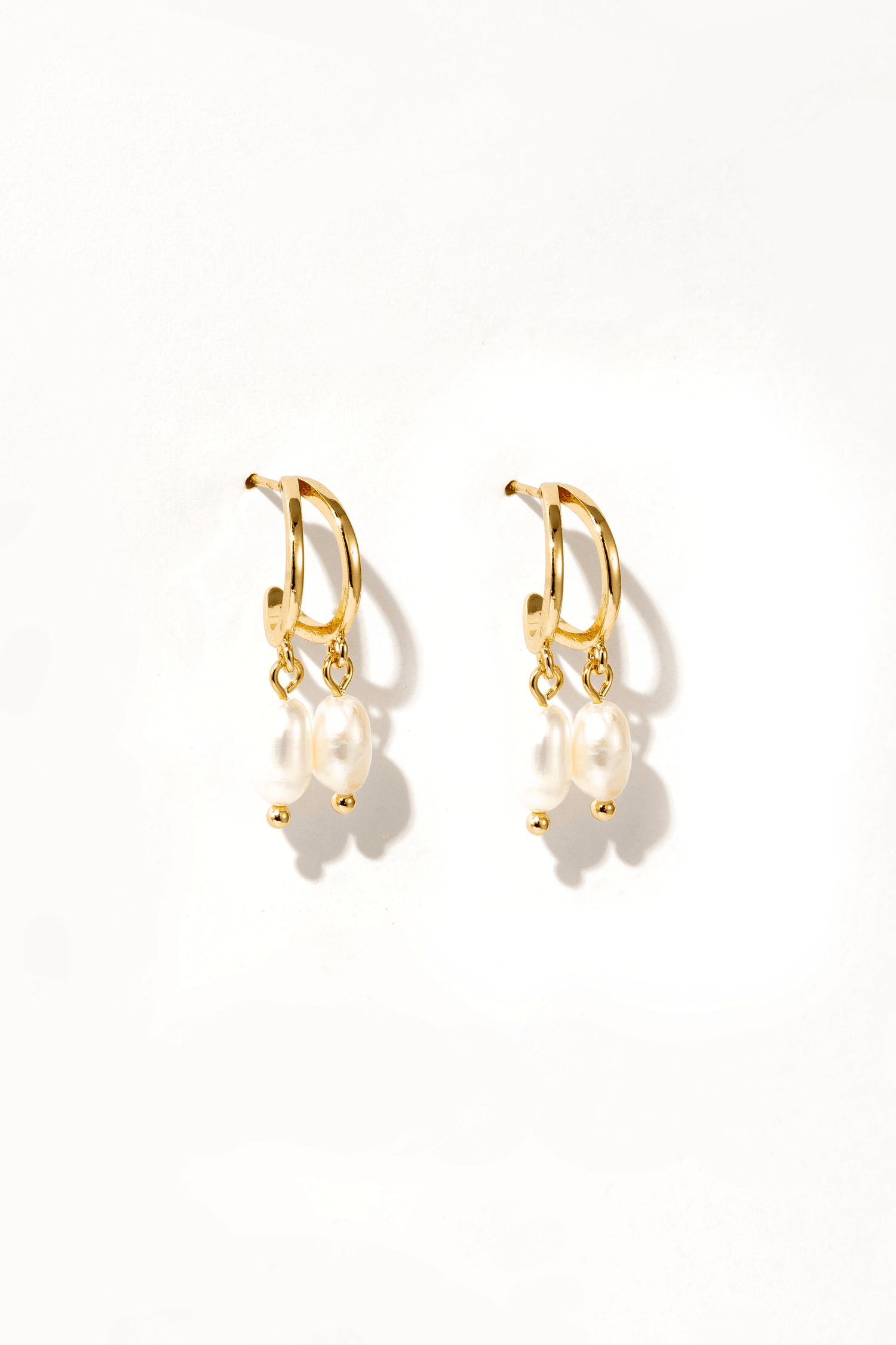 Harper Twin Pearl Drop Earrings - Artsory