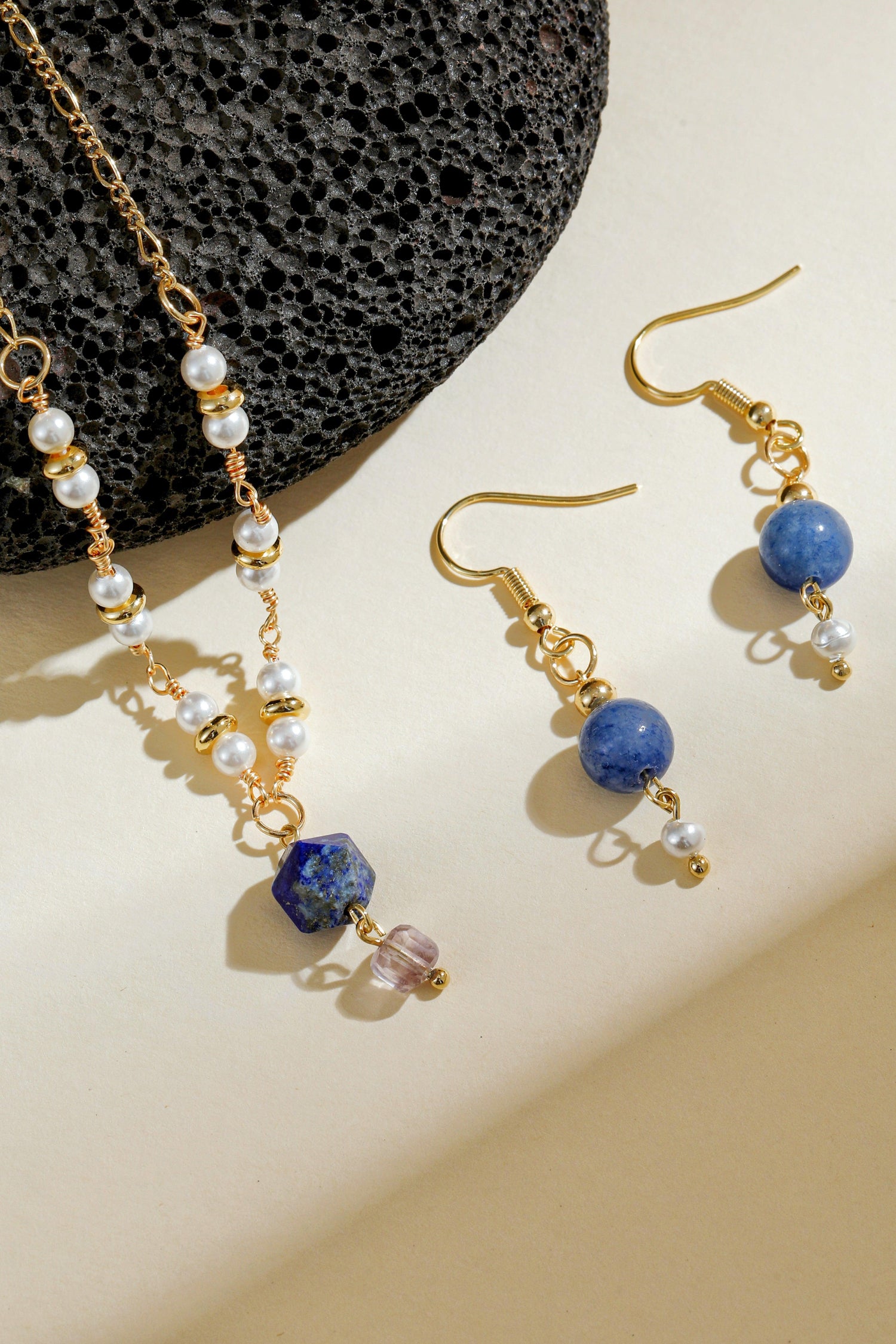 Selene Tiny Pearl Drop Earrings - Artsory