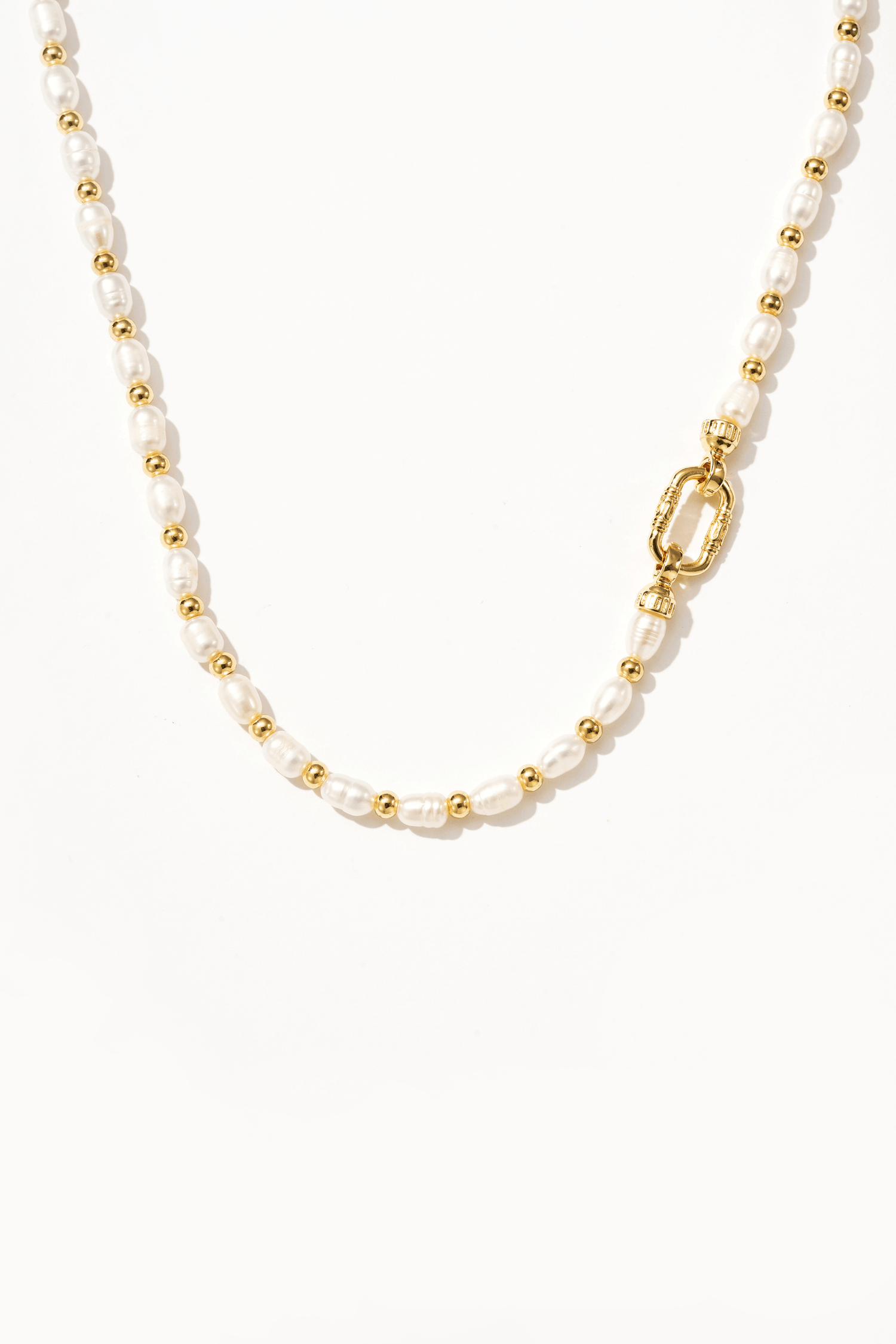 Jessamine Beaded Pearl Necklace - Artsory