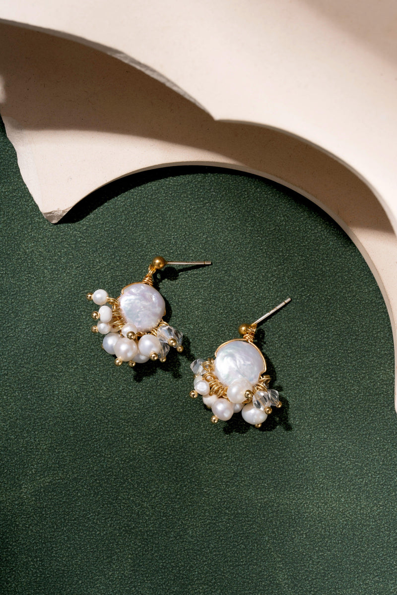 Solara Hoop & Charm Earrings