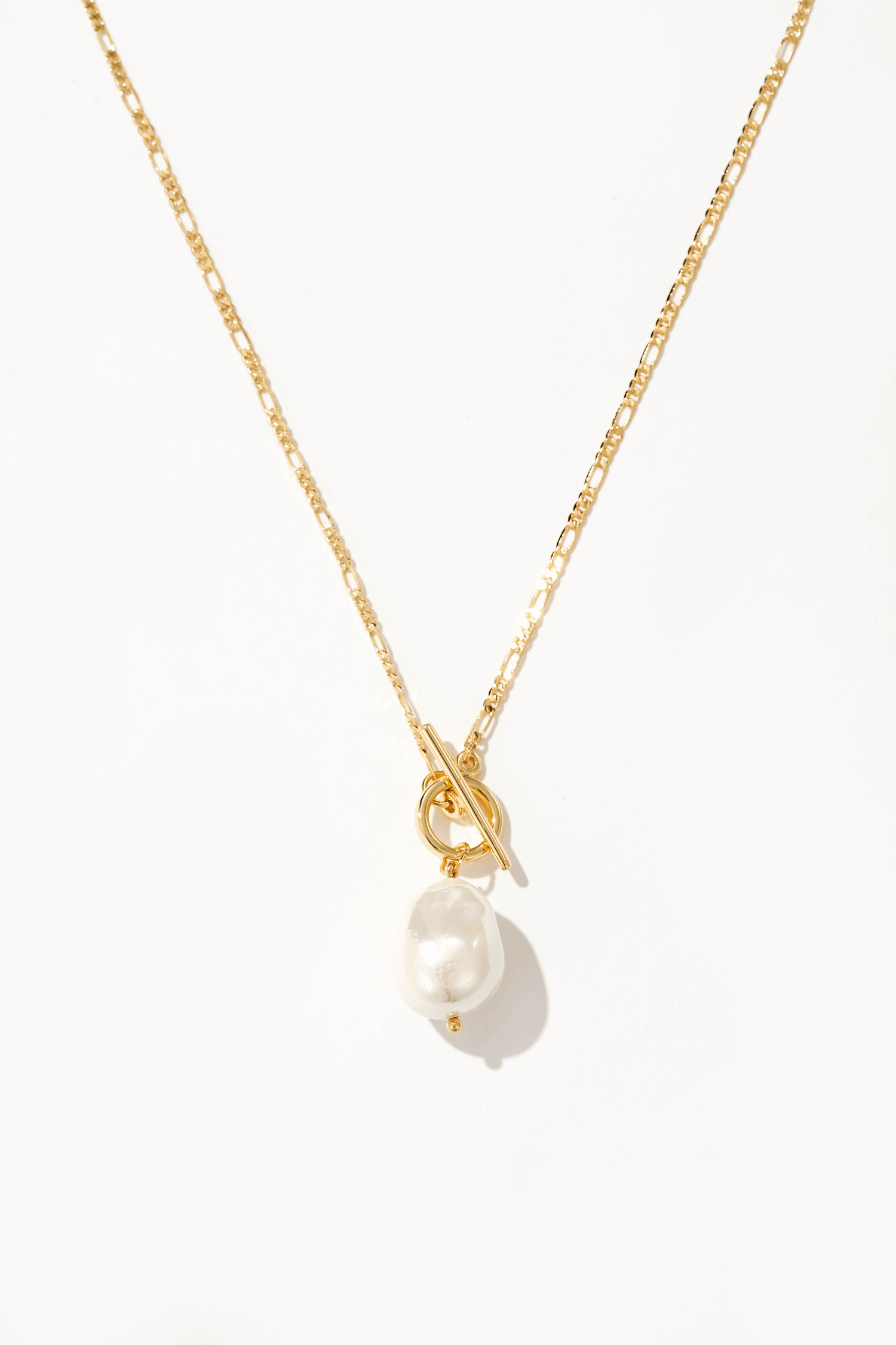 Timeless Pearl 14K Gold Necklace - Artsory