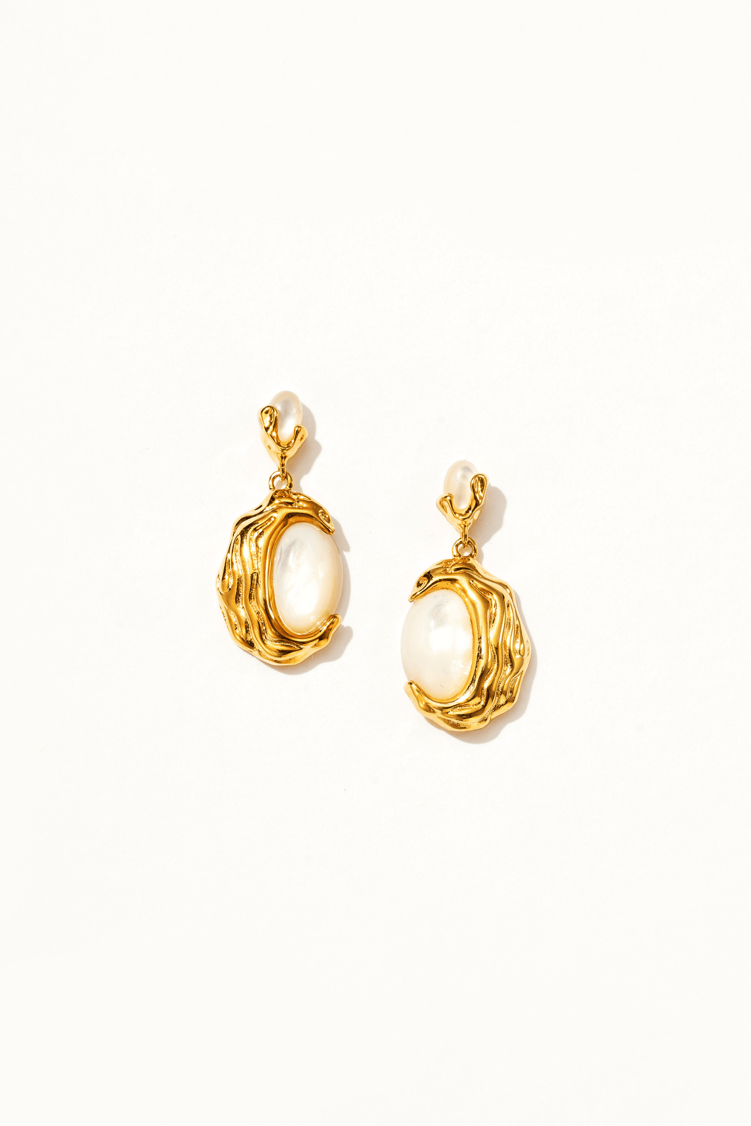 Vivienne Pearl Embrace Earrings - Artsory