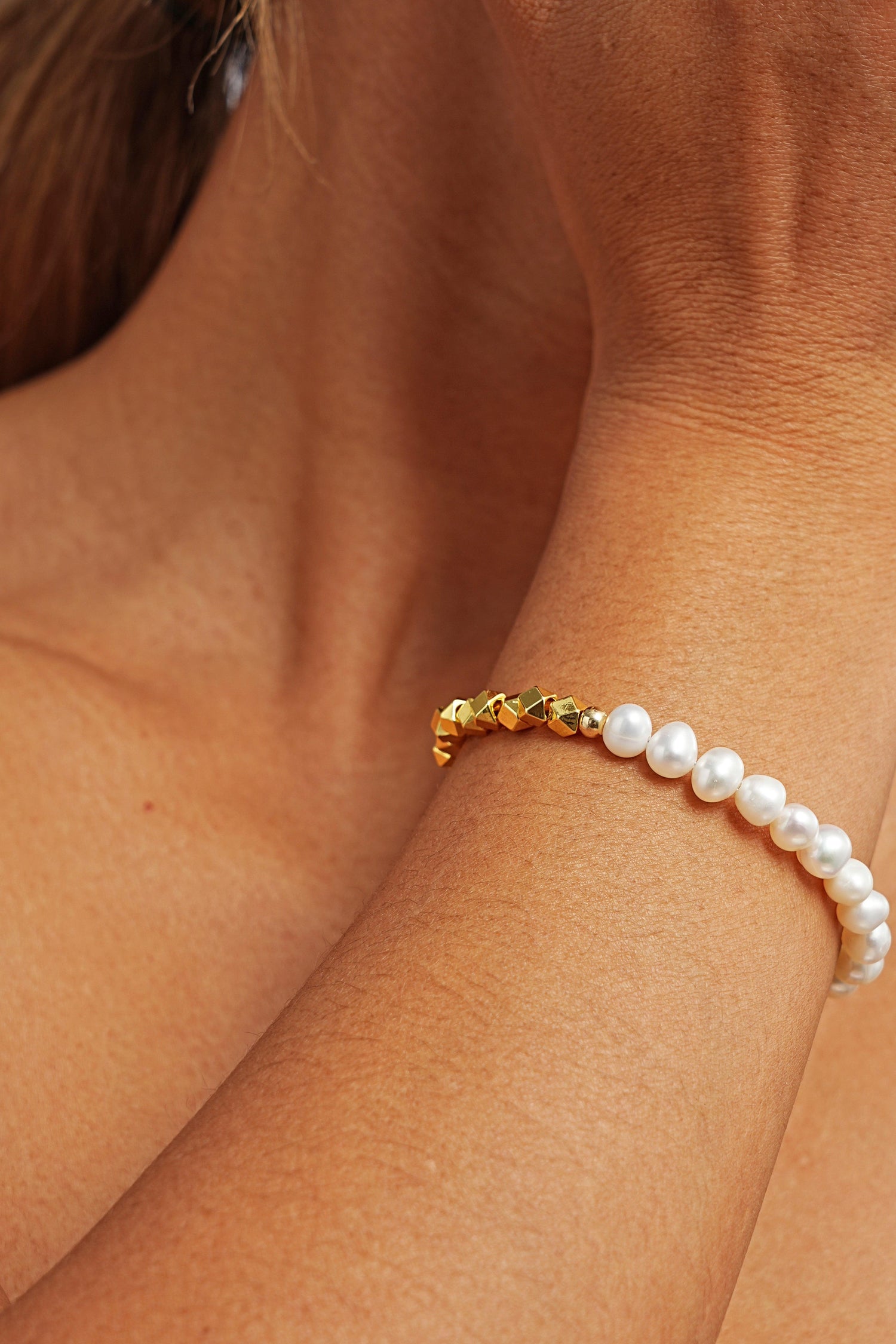 Zarina Pearl Mix Bracelet - Artsory