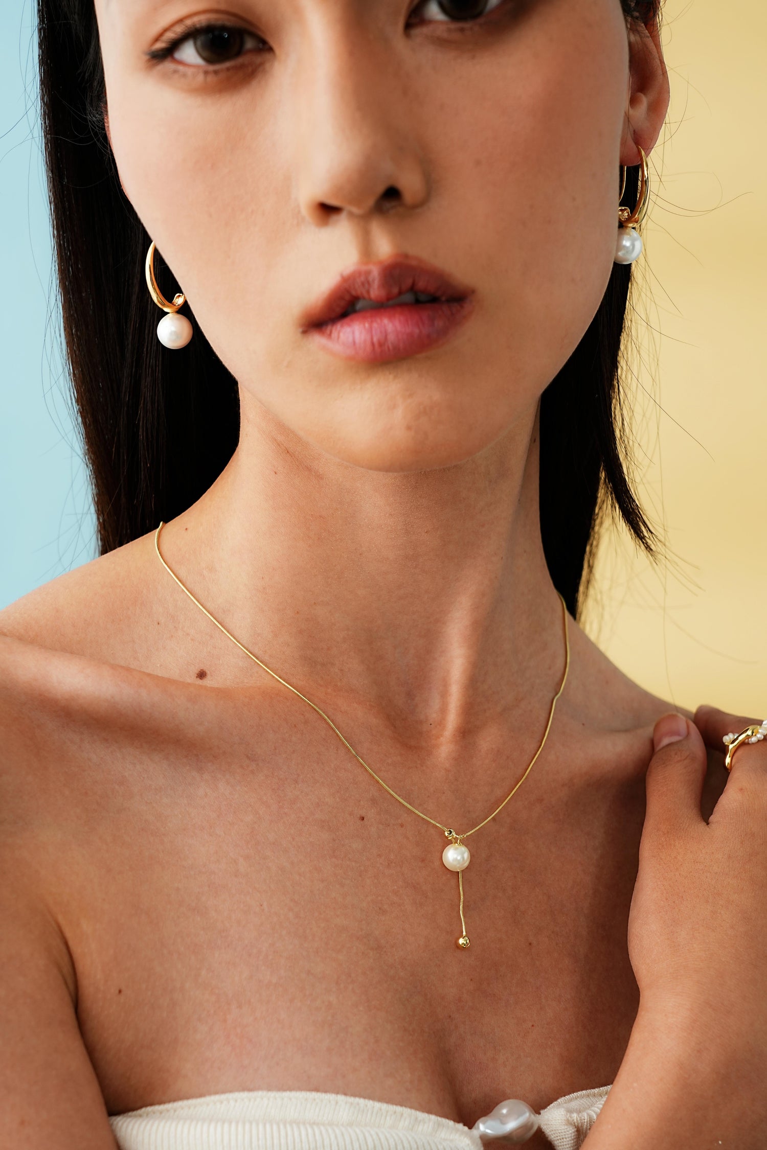 Teagan Pearl Pendant Necklace