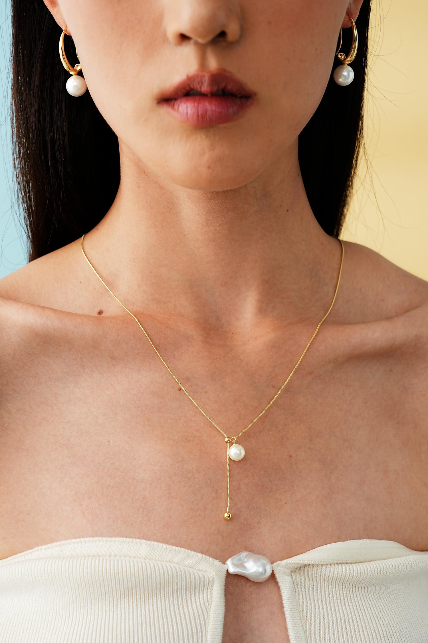 Teagan Pearl Pendant Necklace