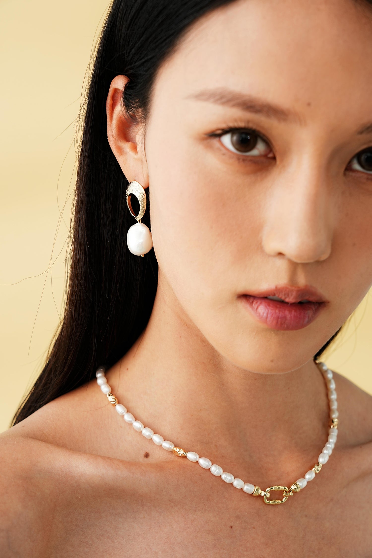 Diana Pearl Beaded Necklace