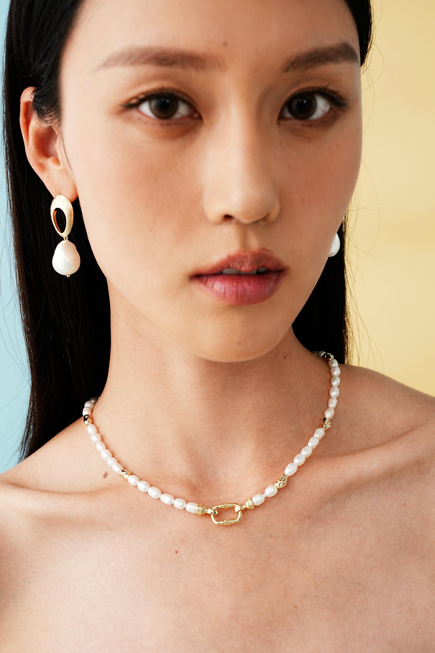 Diana Pearl Beaded Necklace