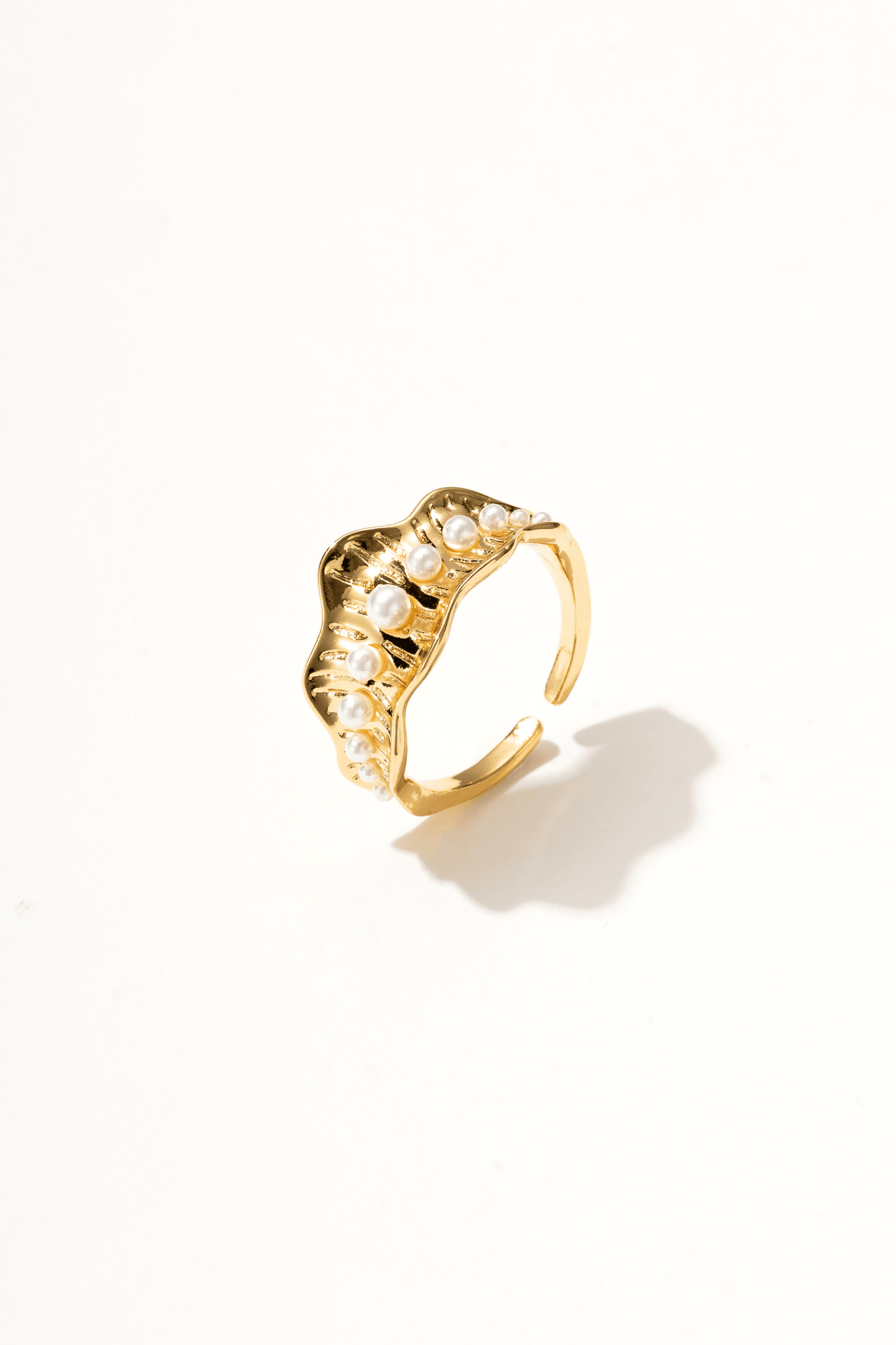 18K Crown Adjustable Ring - Artsory