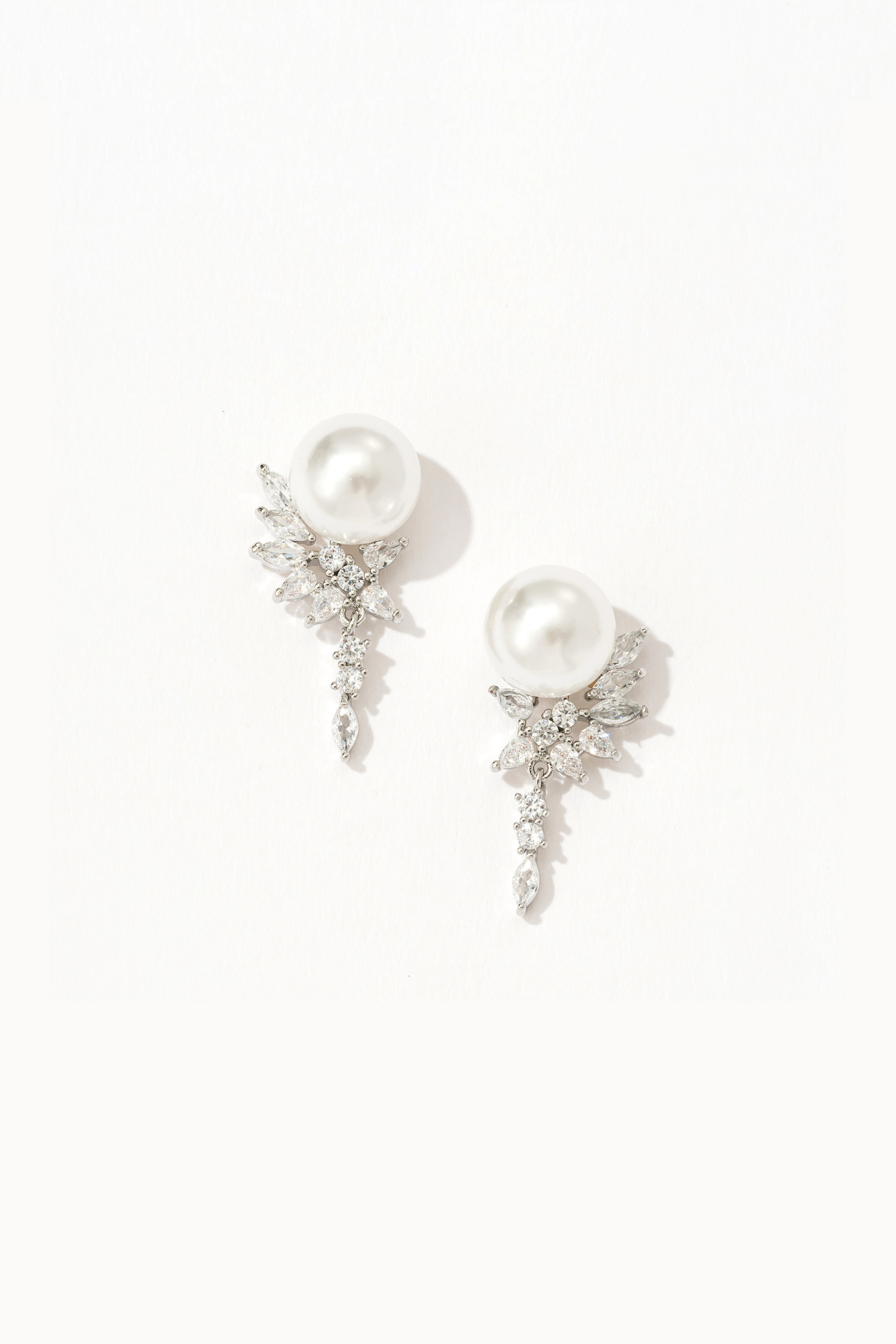 Amara Pearl's Embrace Silver Earrings