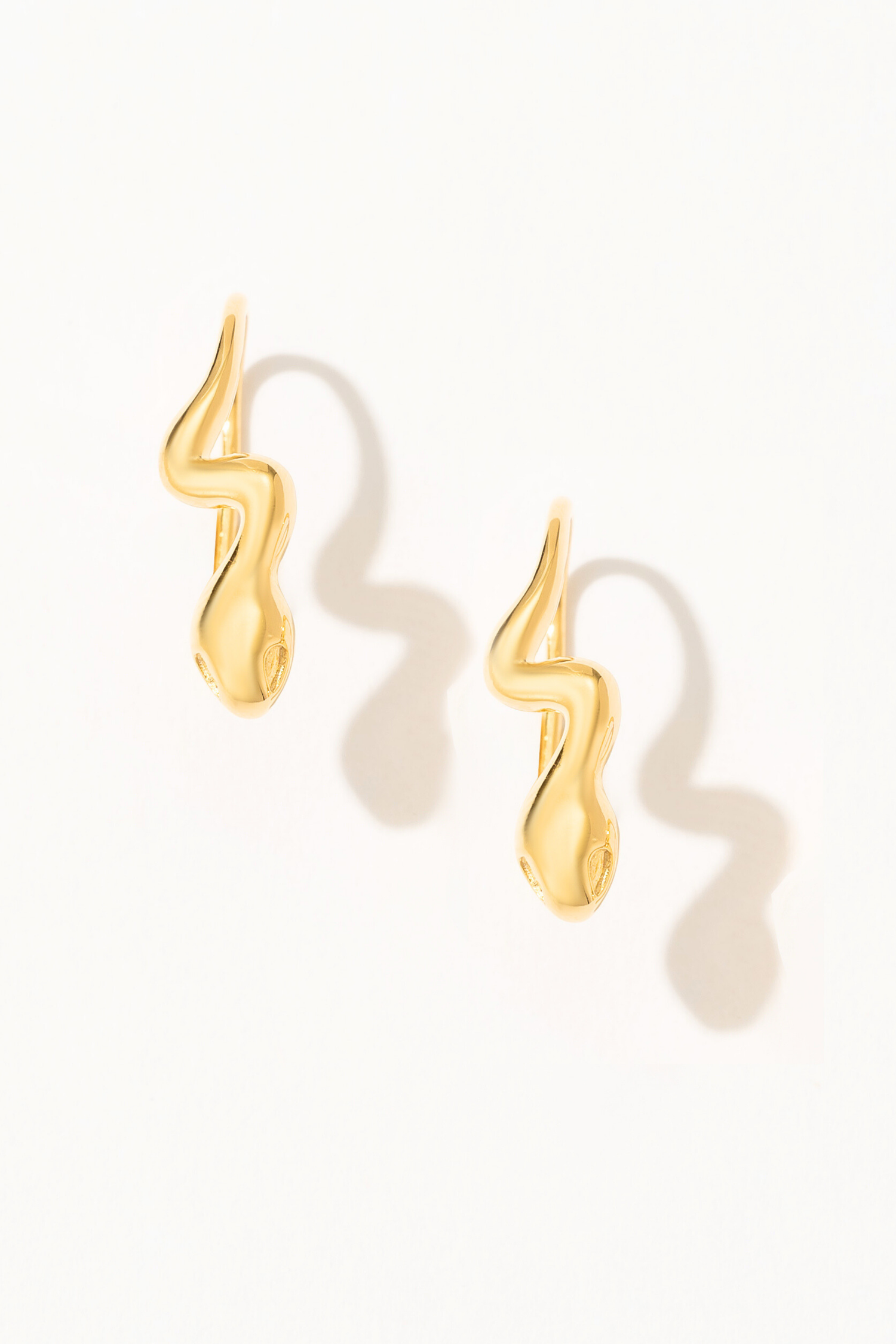 Anouk Snake Gold Earrings