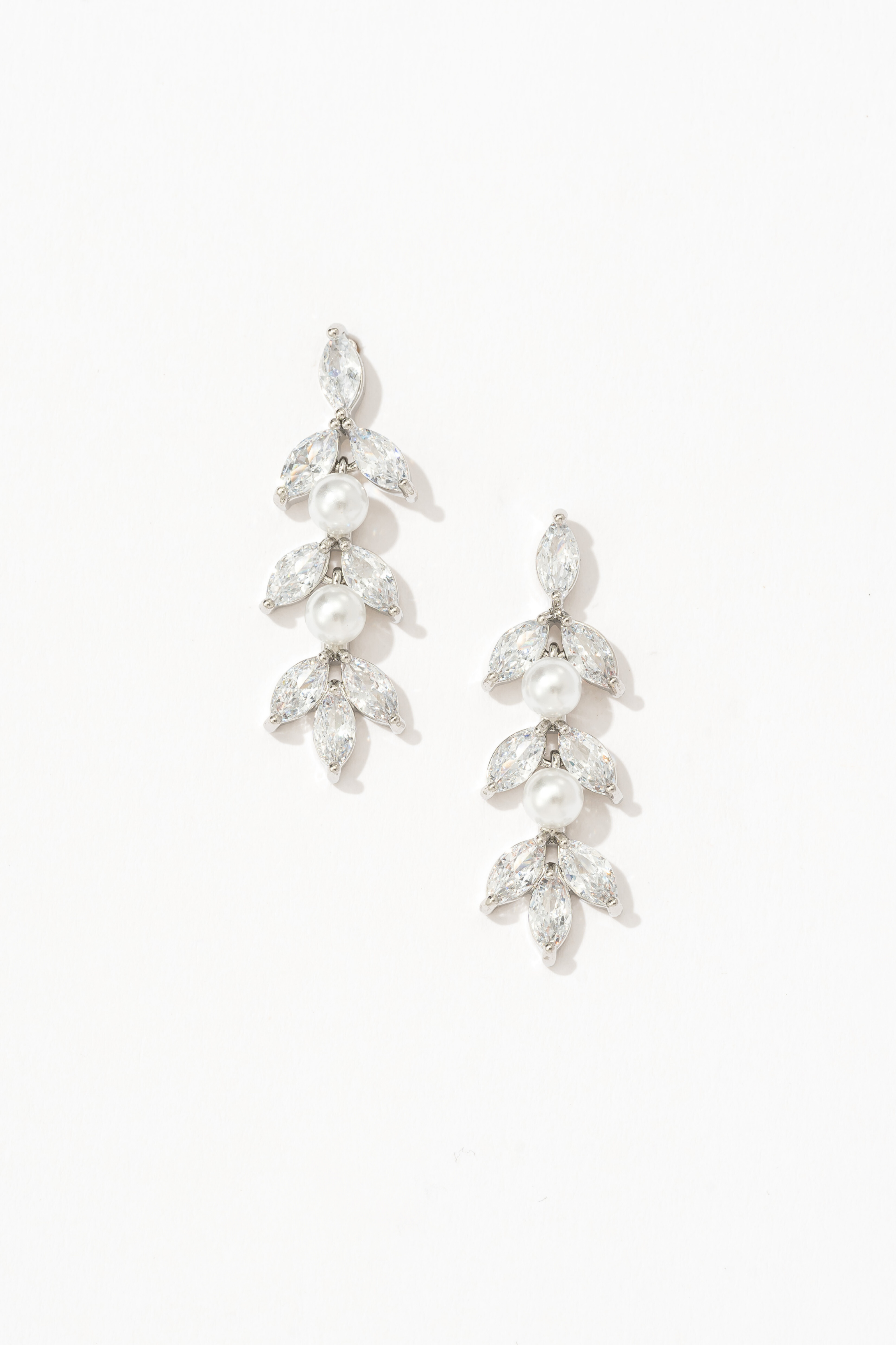 Celestial Pearl Cascade Drop Earrings