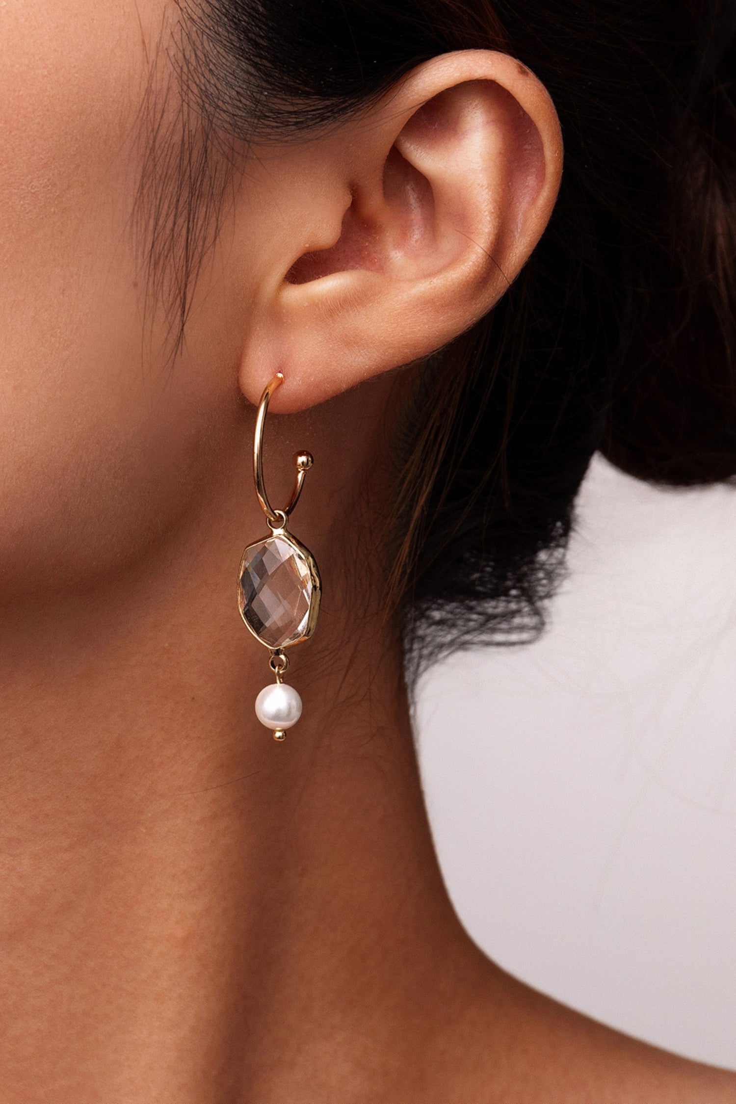 Clara Crystal Drop Earrings