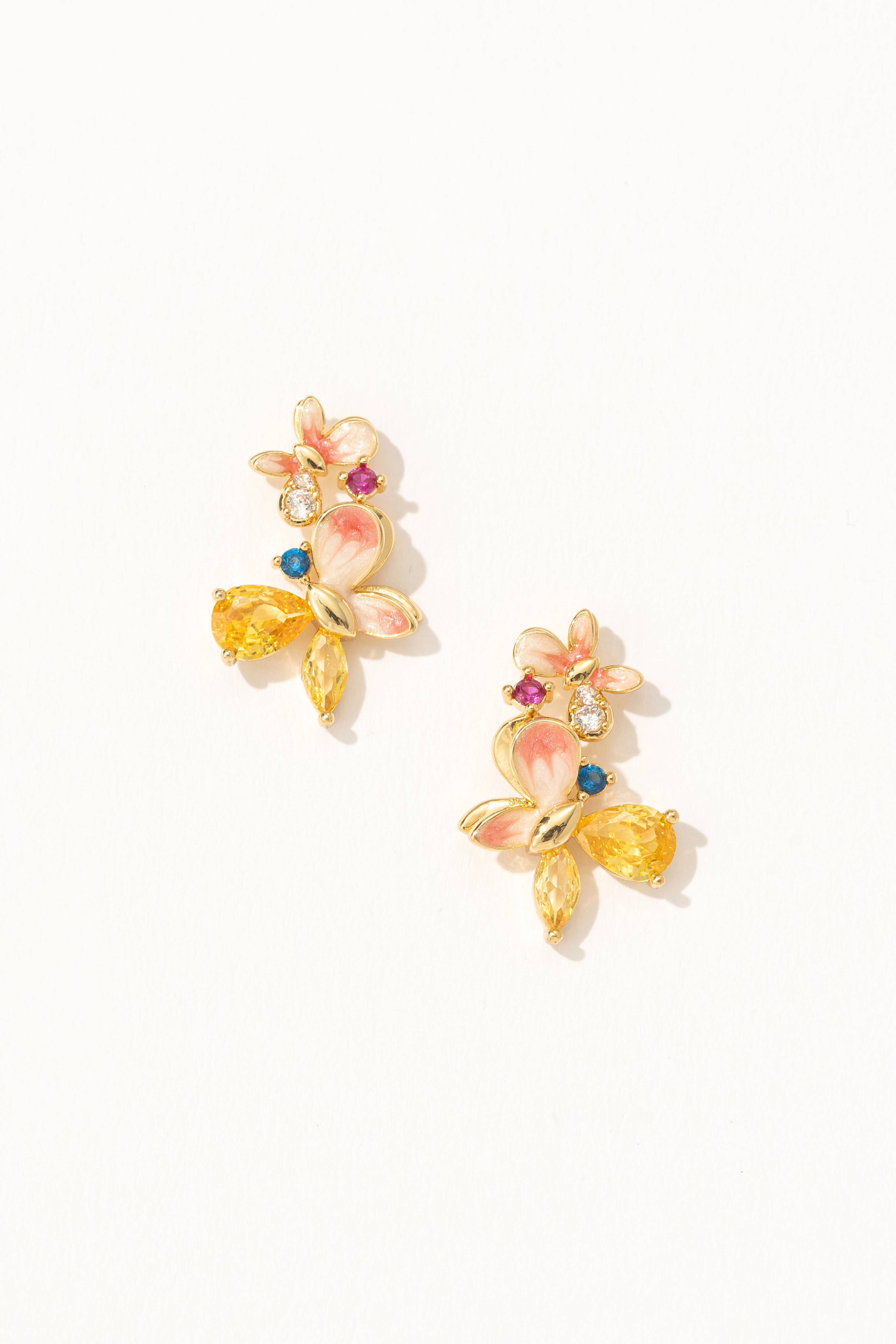 Eva Floral Radiance Stud Earrings