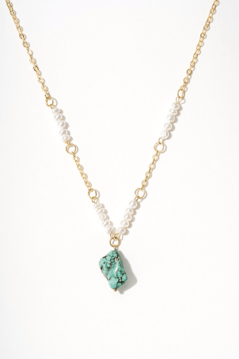 Evergreen Elegance 14K Gold Pearls Necklace – Artsory