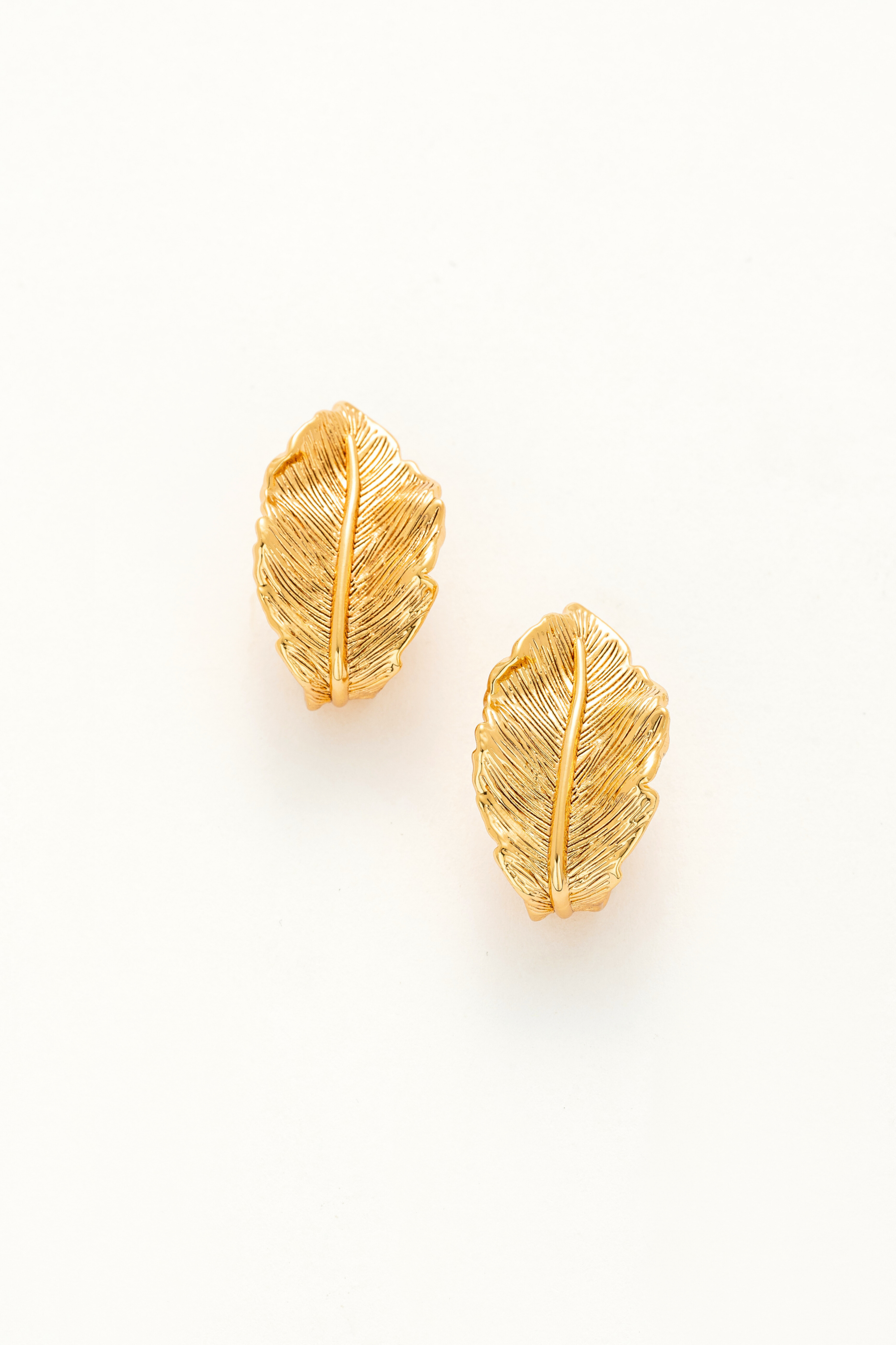 Gilded Leaf Earrings