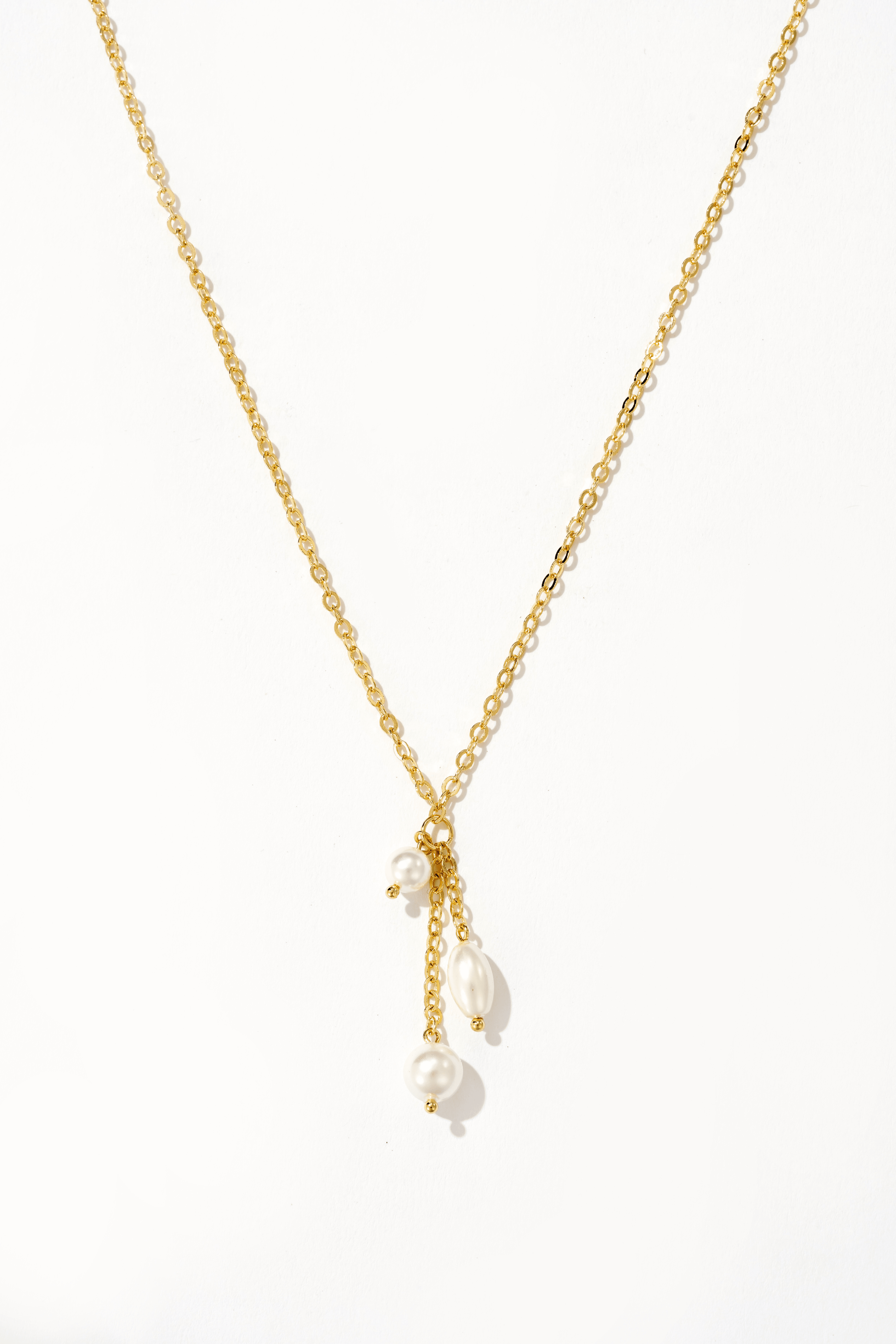 Jennifer Pearl Drop Necklace - Artsory