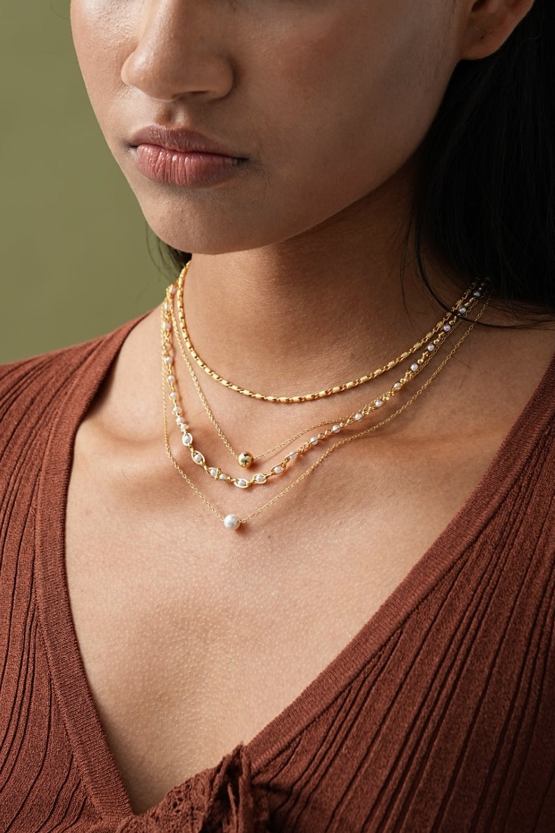 Juniper Pearl Drop Necklace