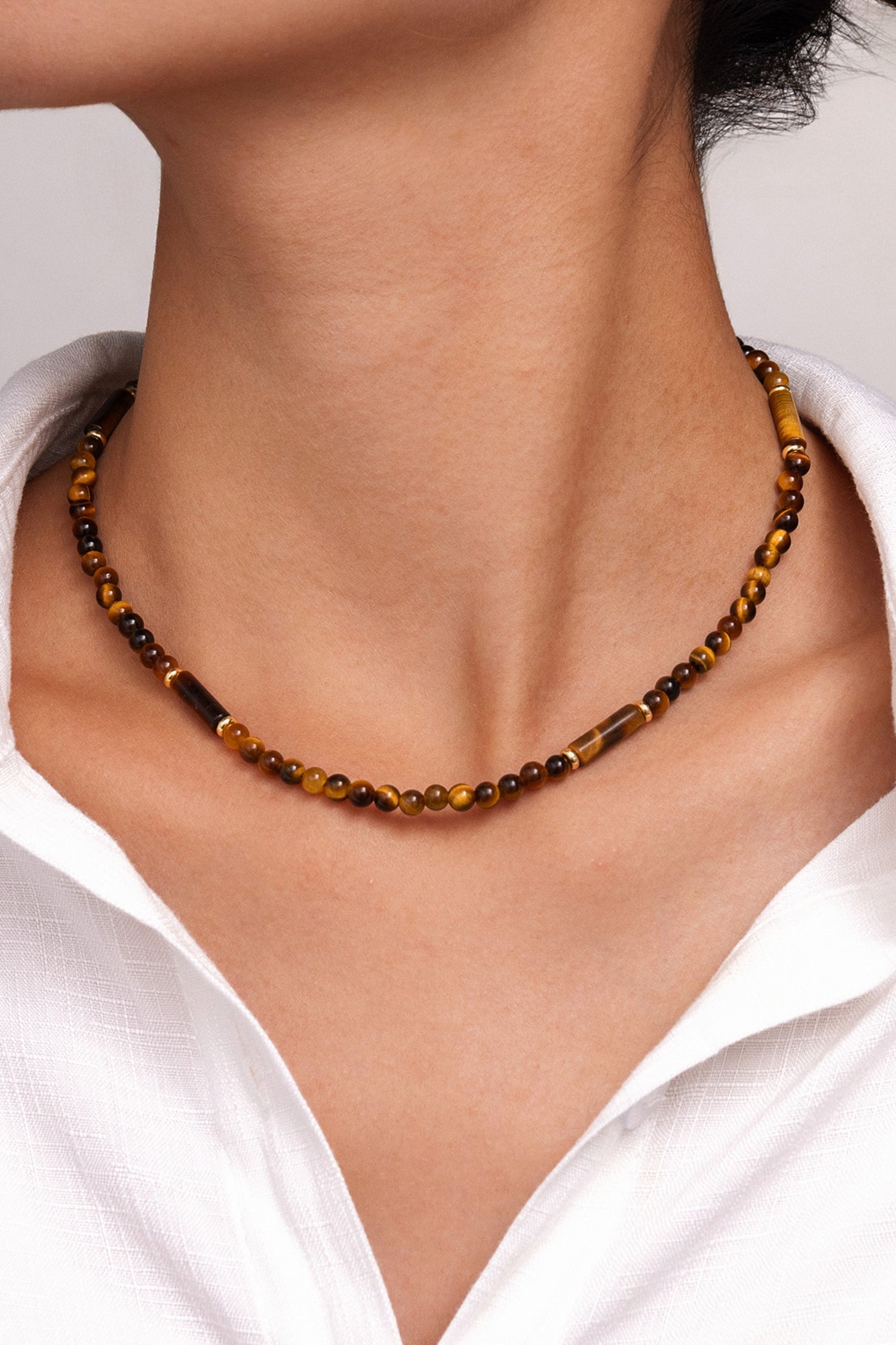 Maillard Tiger's Eye Necklace