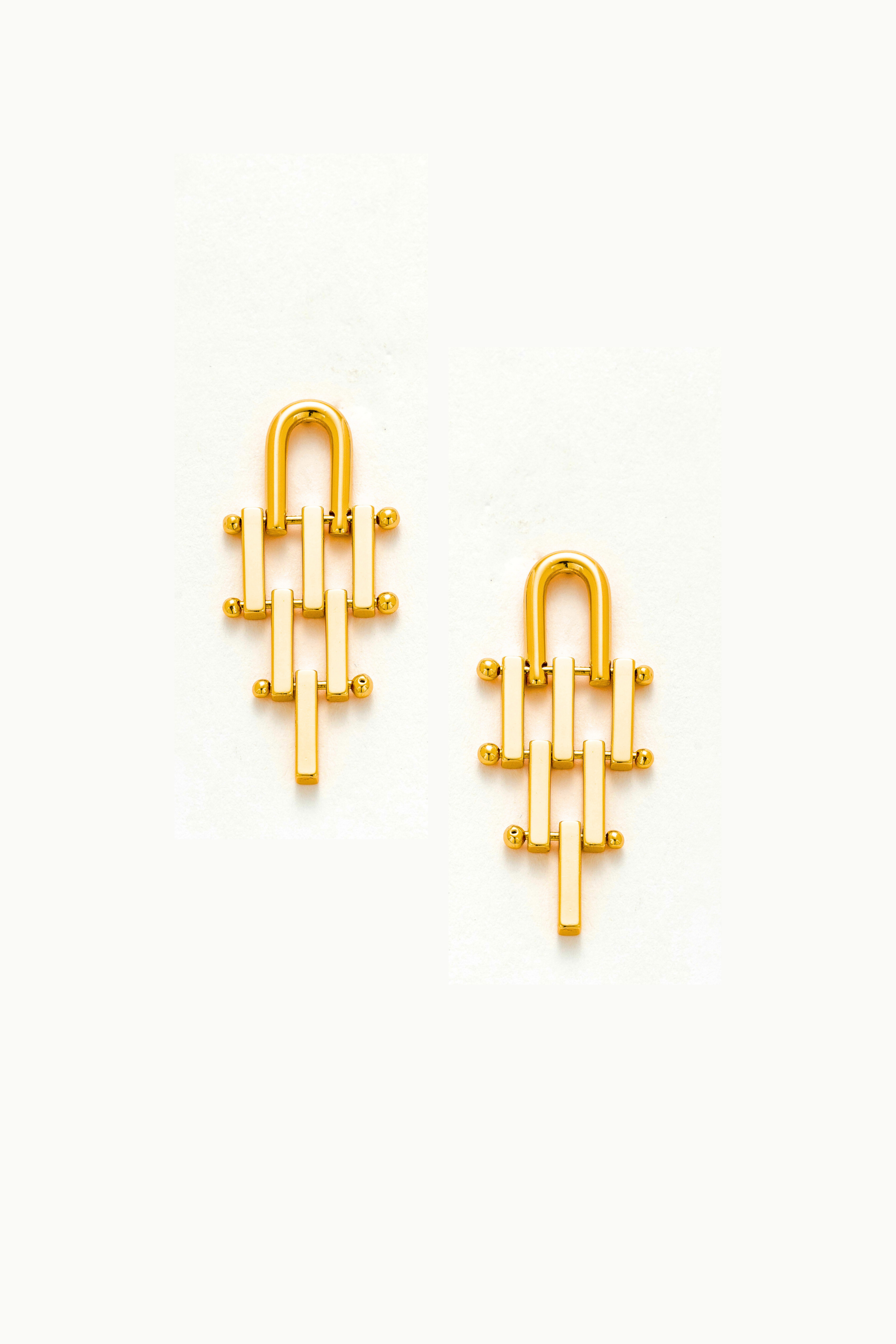 Marigold 18k Gold Drop Earrings