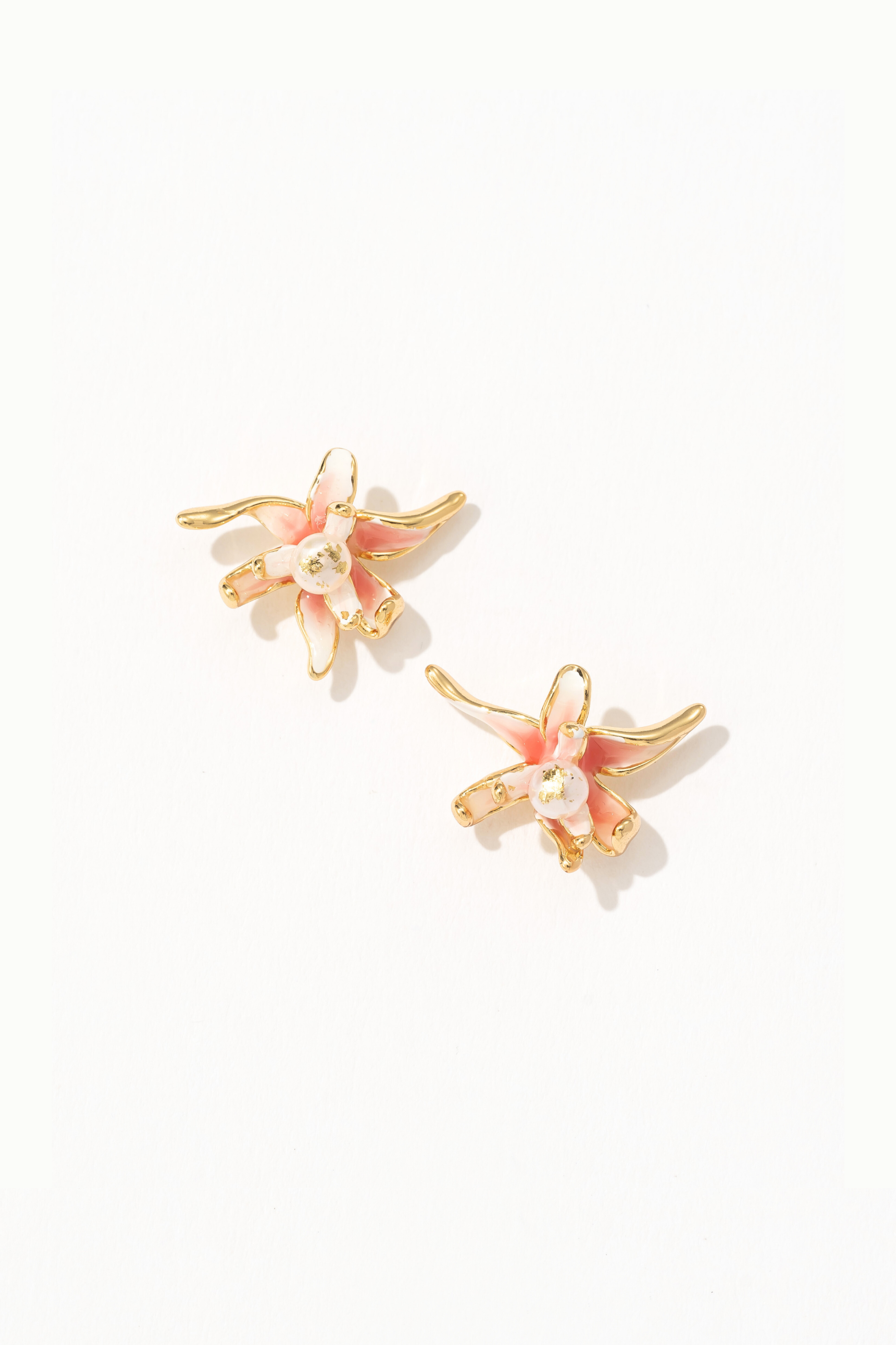 Pink Lily Delight Earrings