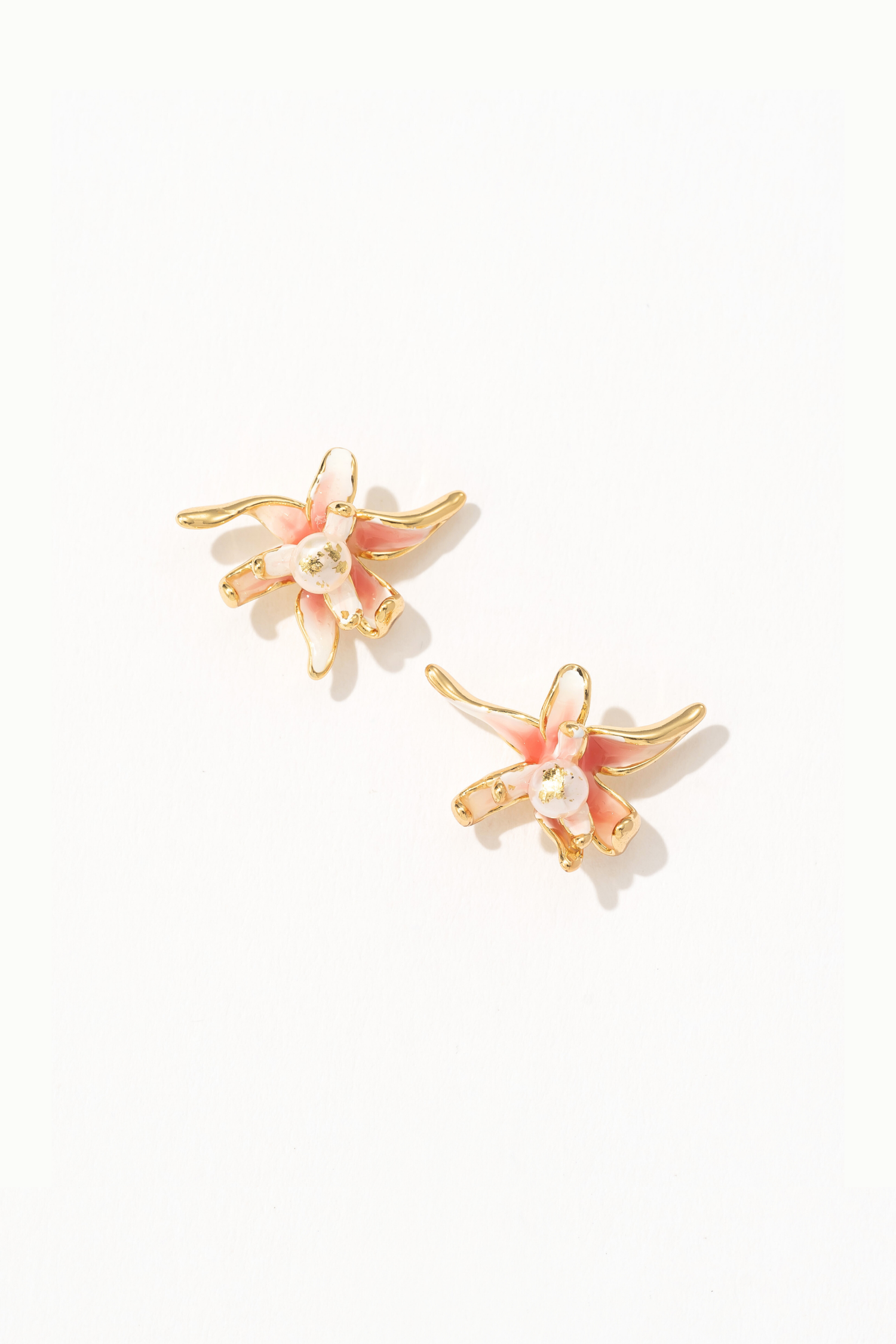 Pink Lily Delight Earrings