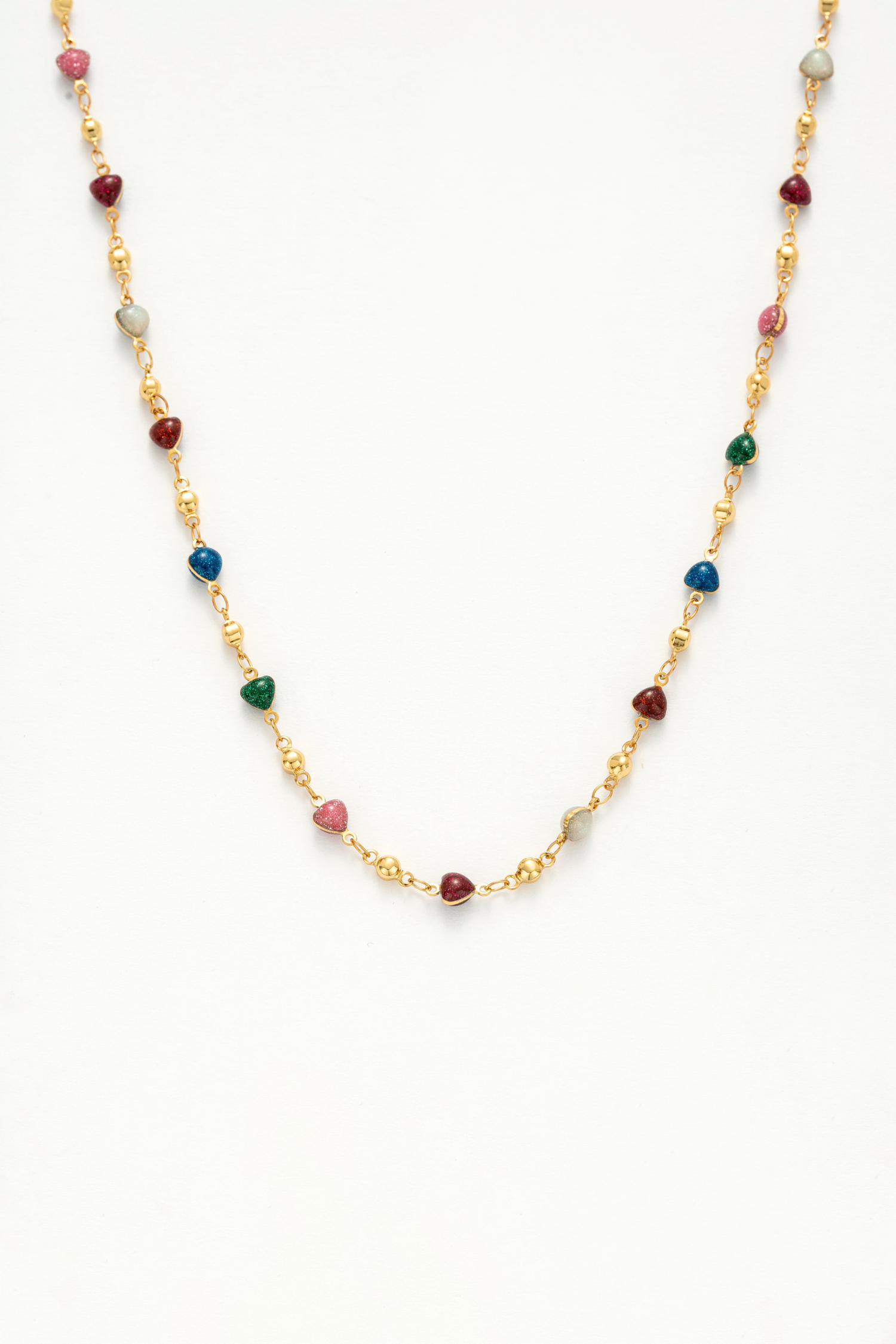 Rainbow Heart Necklace