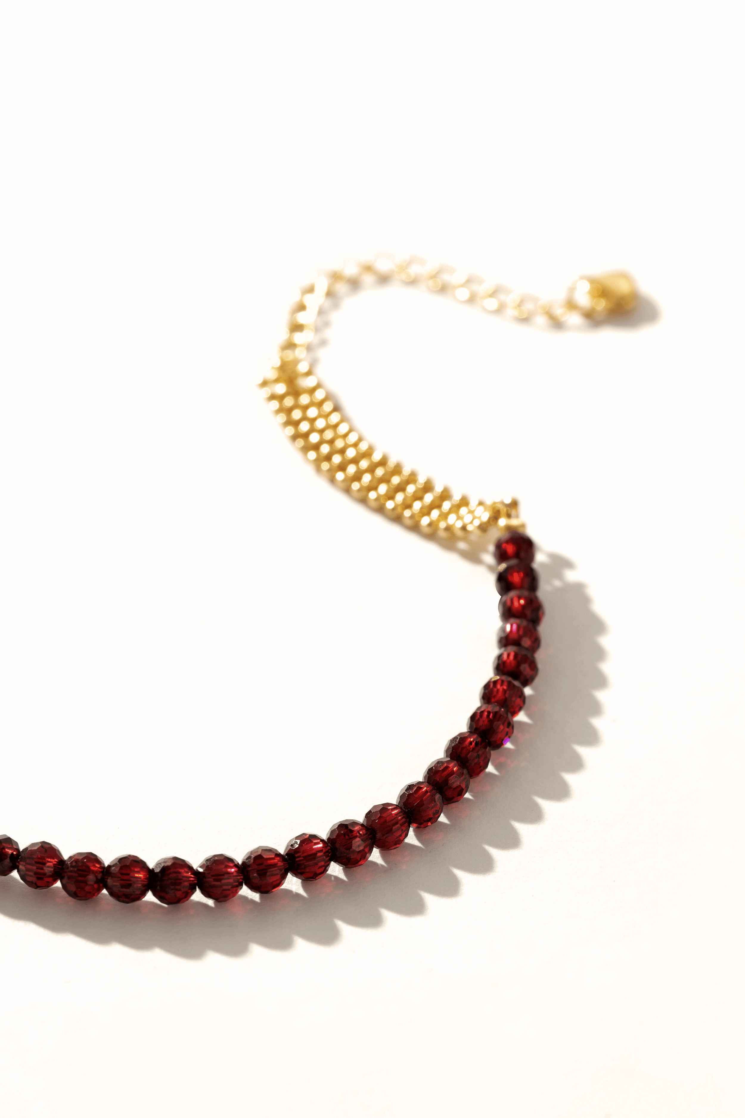 Ruby Woven Gold Bracelet - Artsory