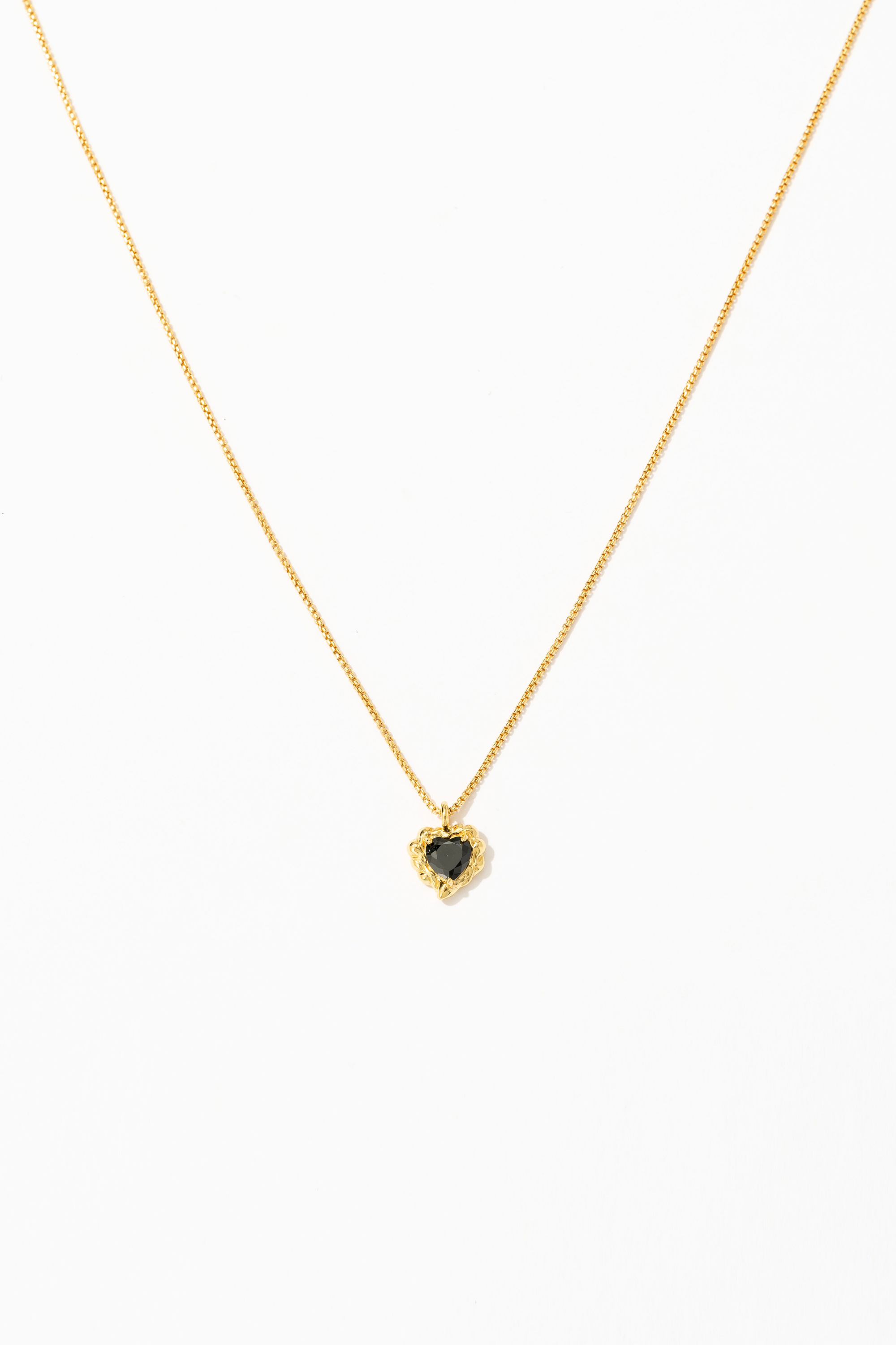 Selah Heart-Shaped Gemstone Necklace