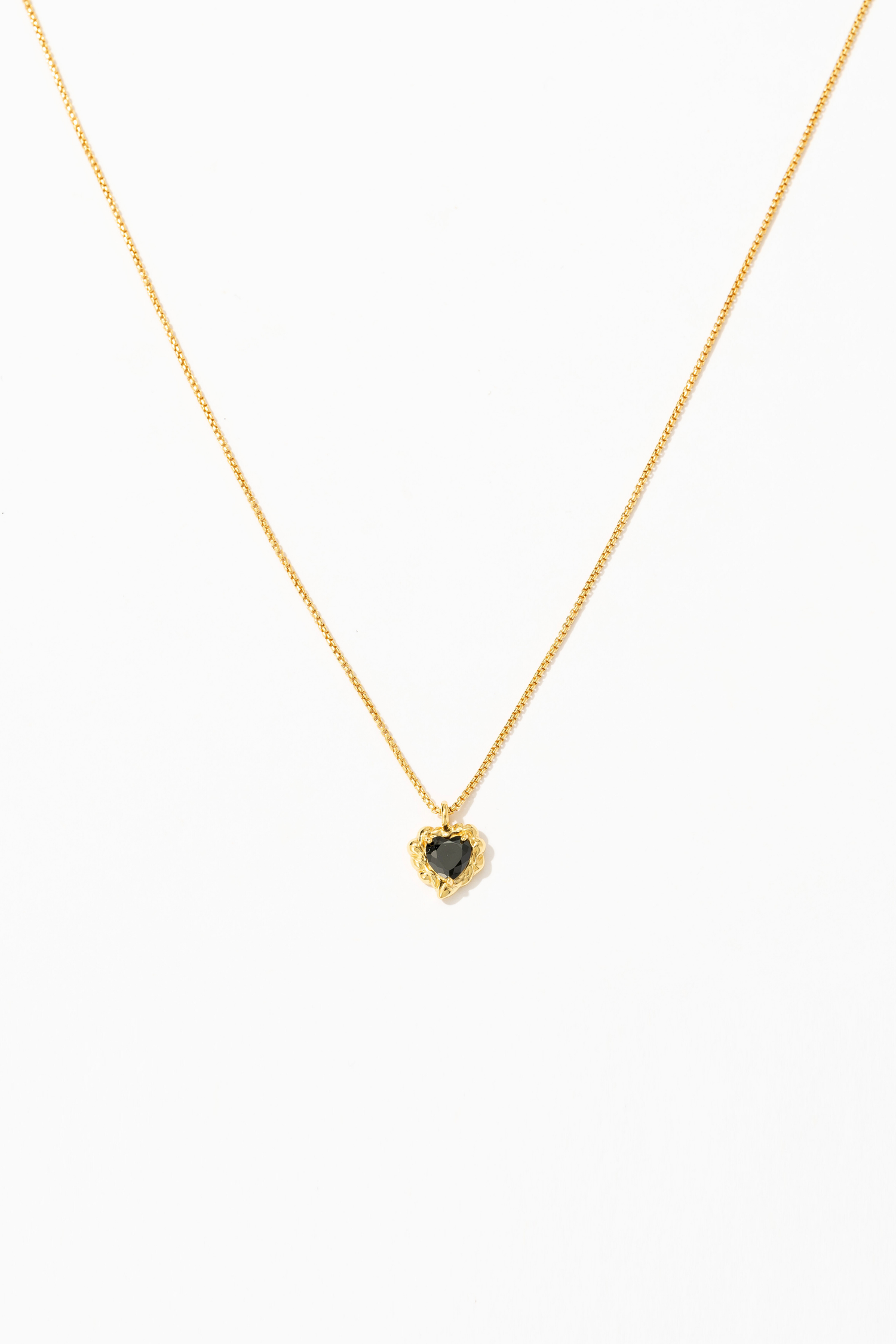 Selah Heart-Shaped Gemstone Necklace