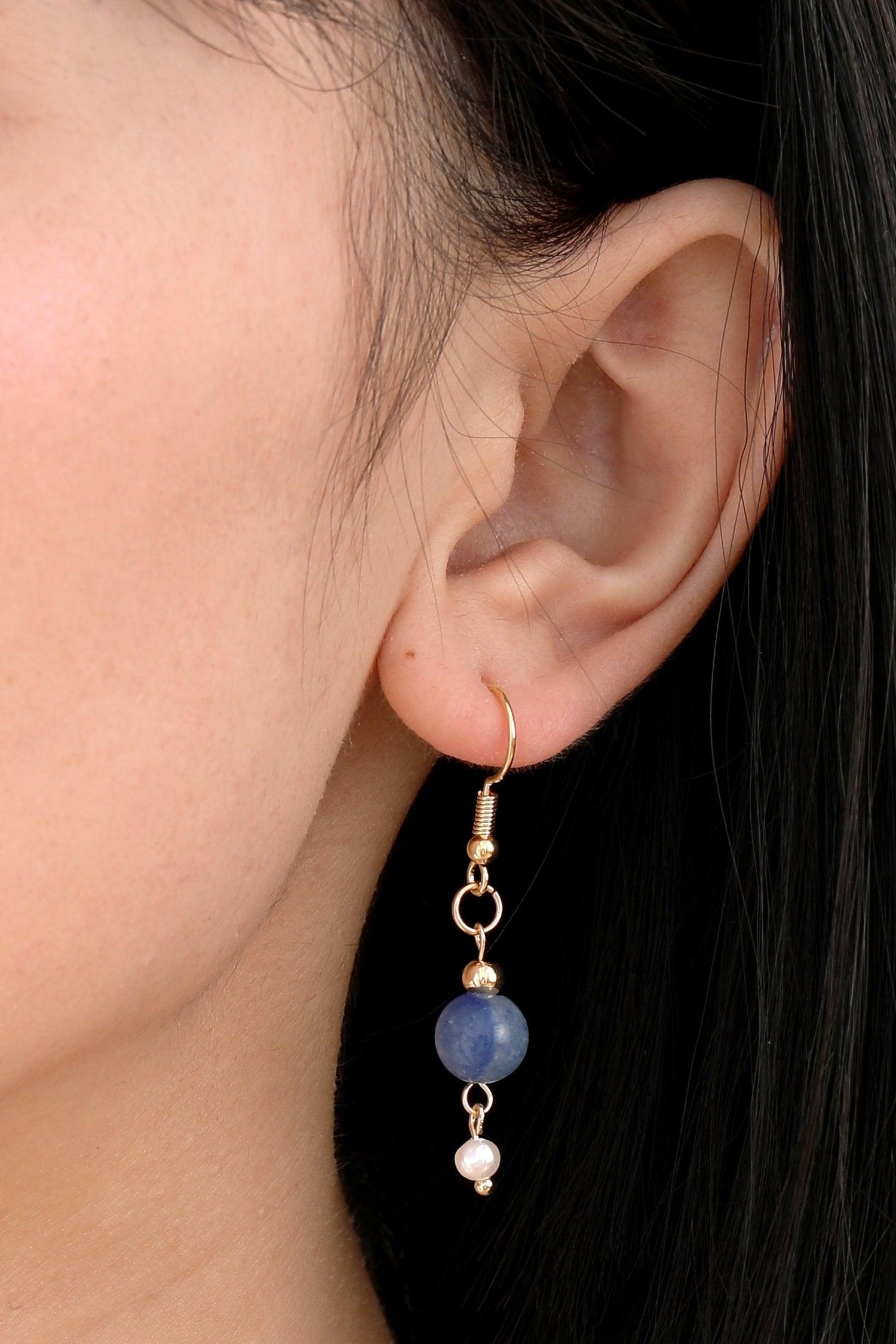 Selene Tiny Pearl Drop Earrings - Artsory