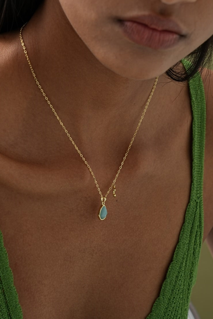 Serene Waters Pendant Necklace