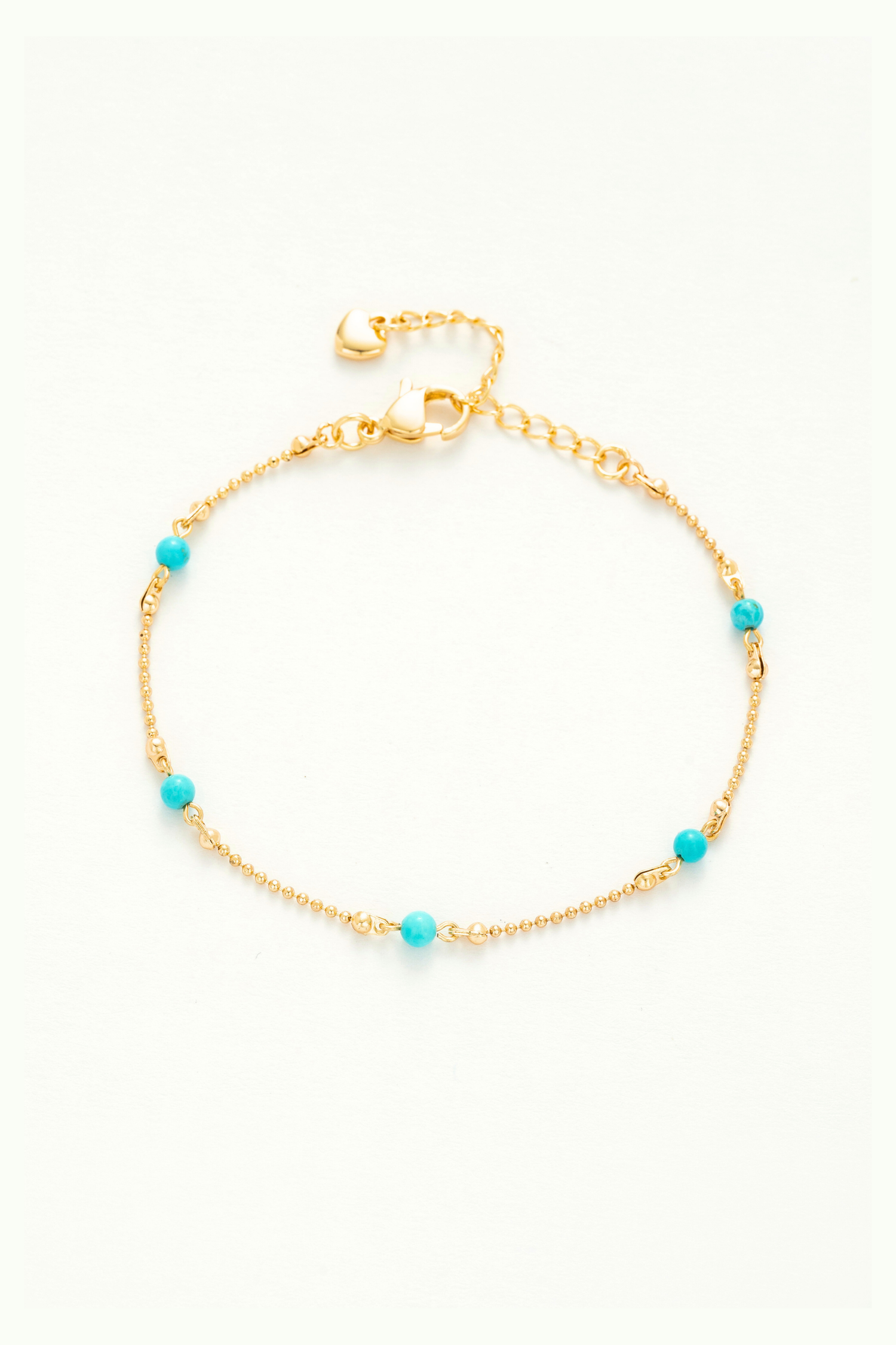 Turquoise Slim Chain Bracelet