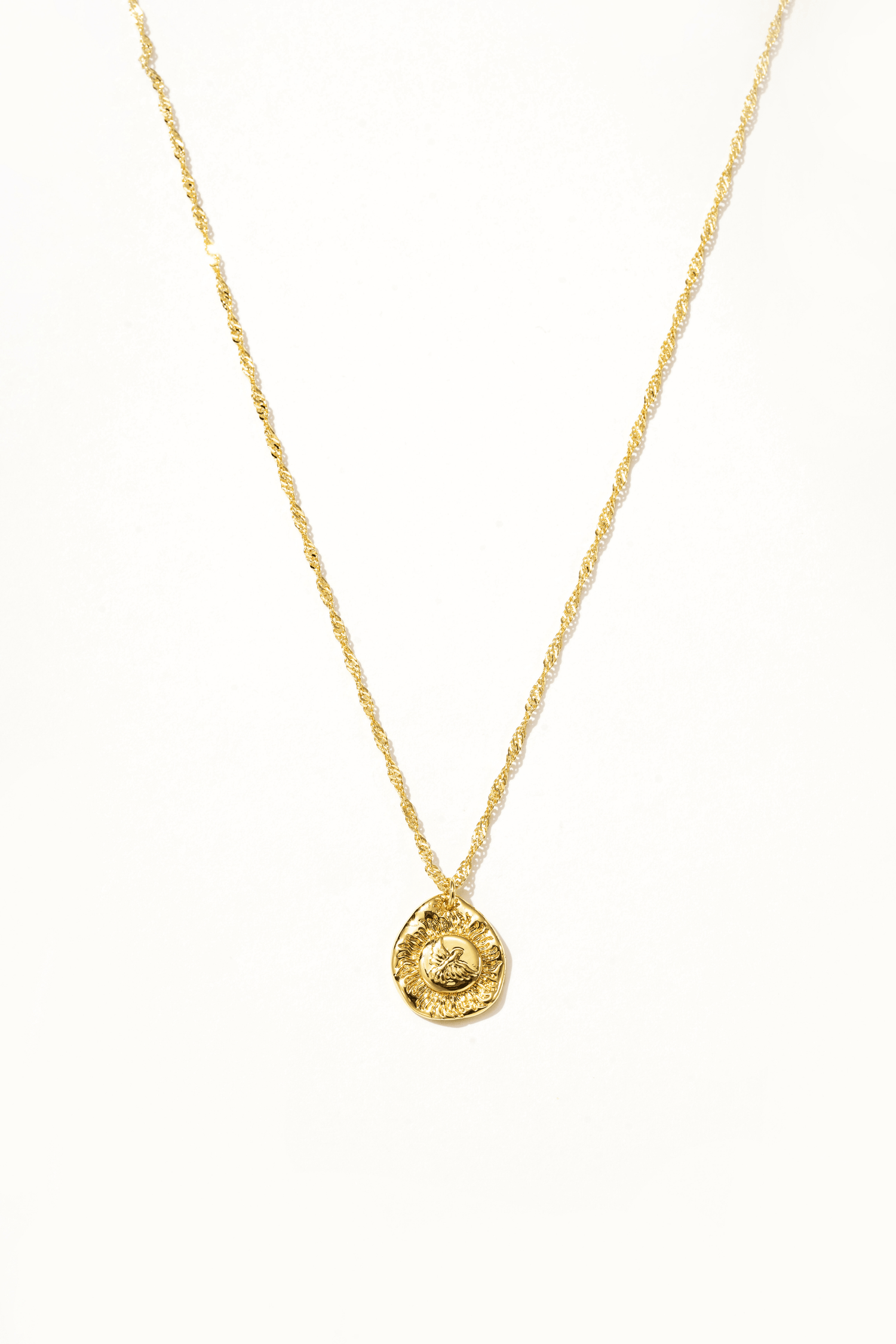 Vega 14K Gold Pendant Necklace - Artsory