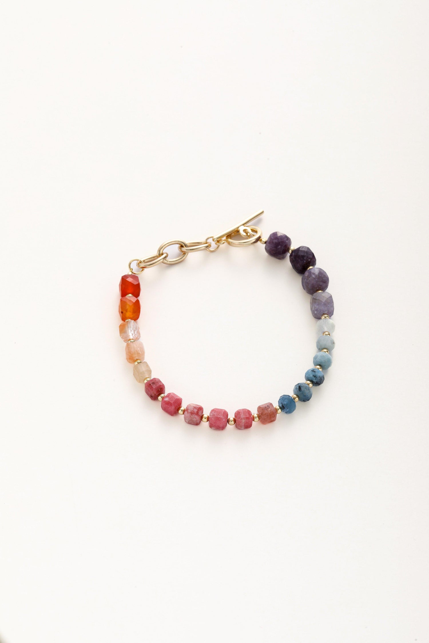 Vibrant Spectrum Quartz Bracelet - Artsory