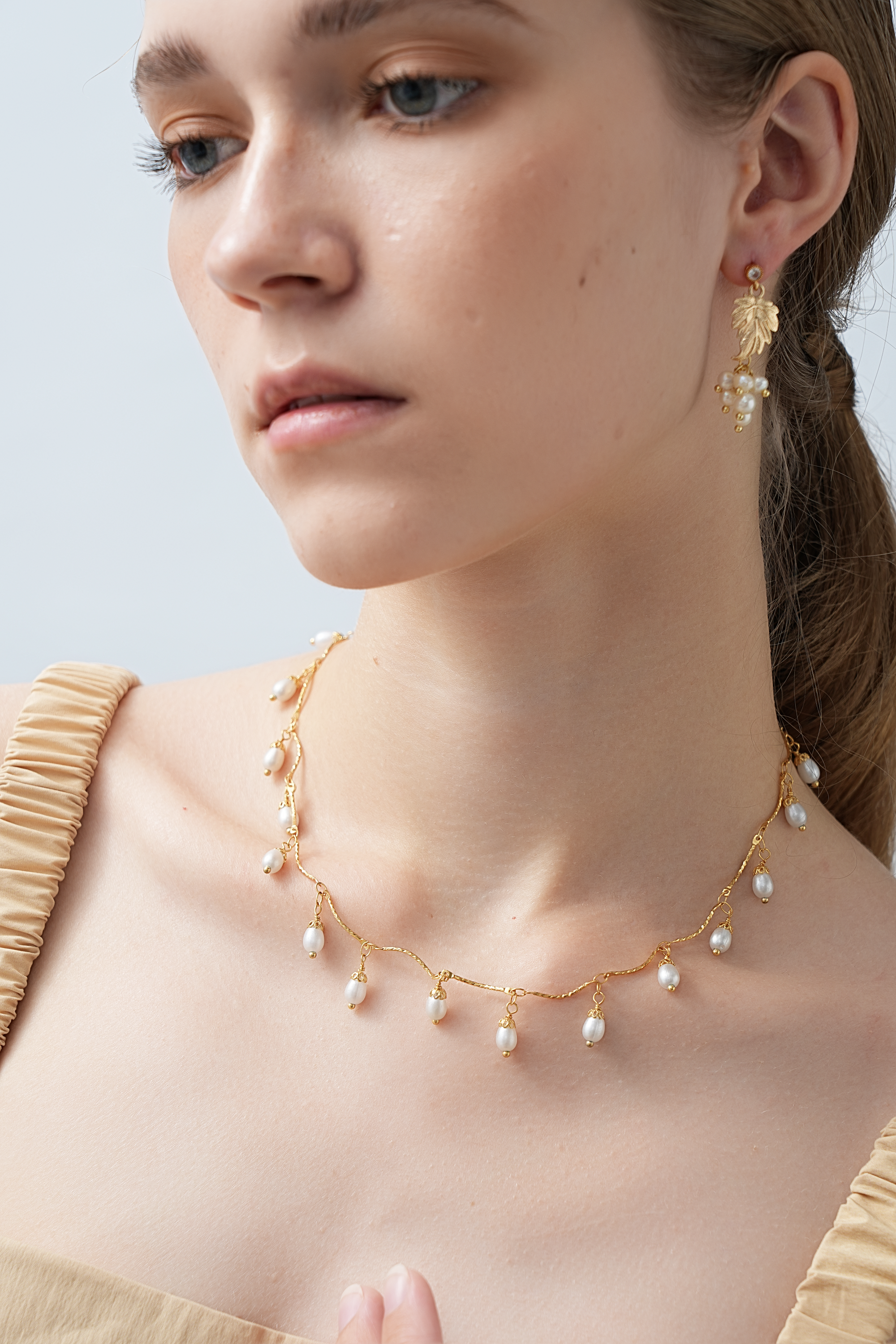 Felicity Dainty Pearl Necklace